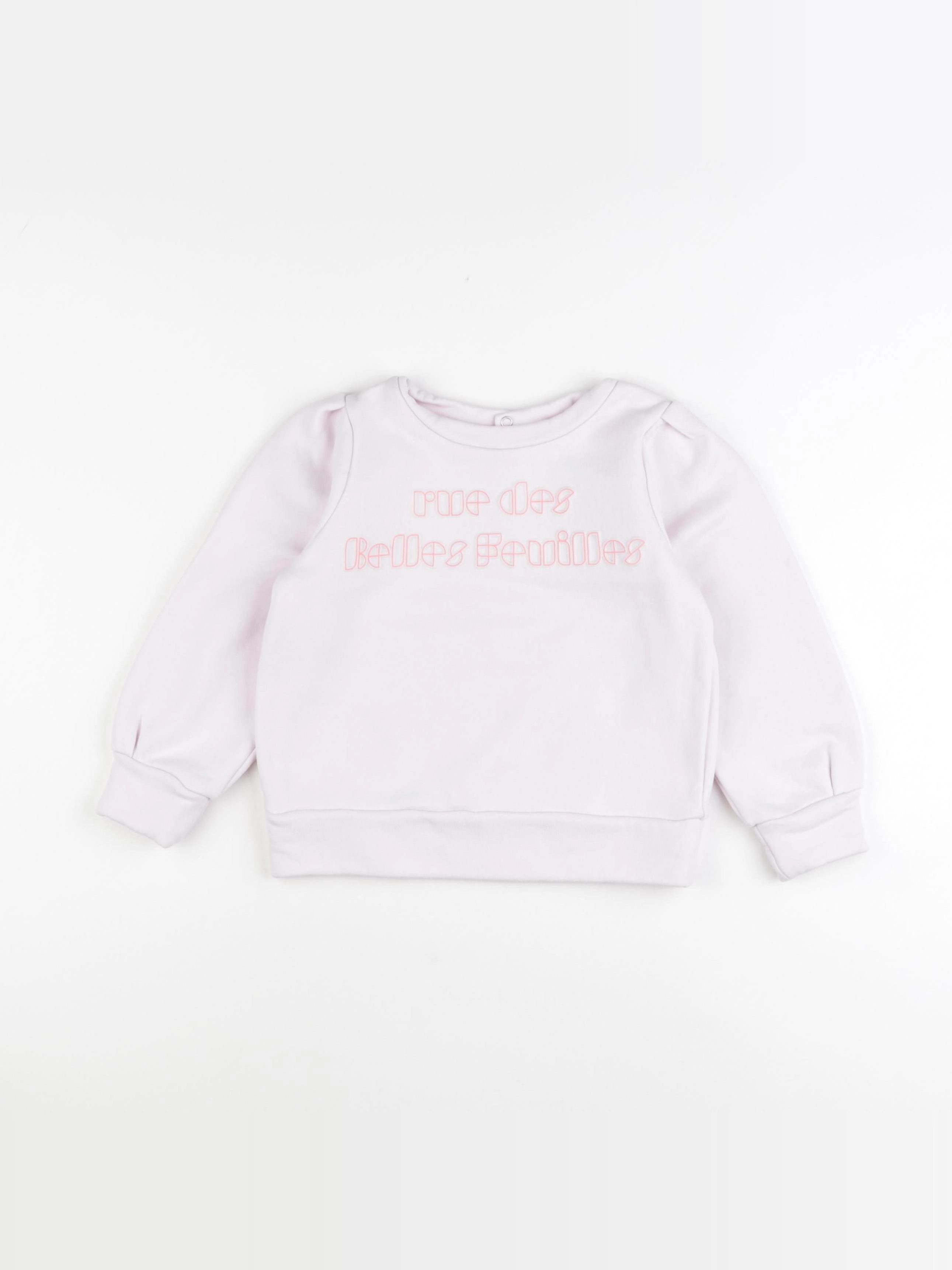 Jacadi - sweat rose - 4 ans