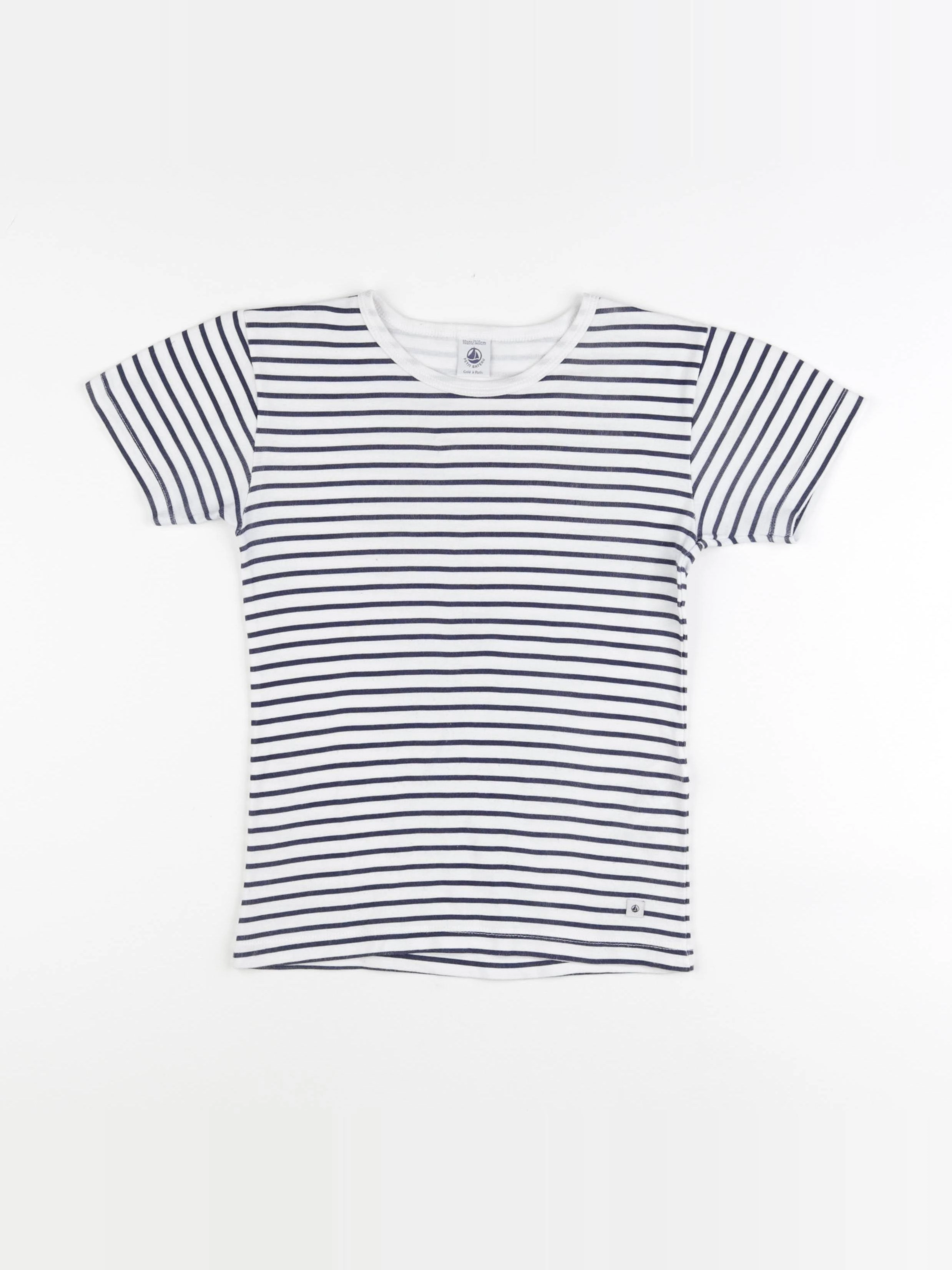 Petit Bateau - maillot de corps bleu - 10 ans