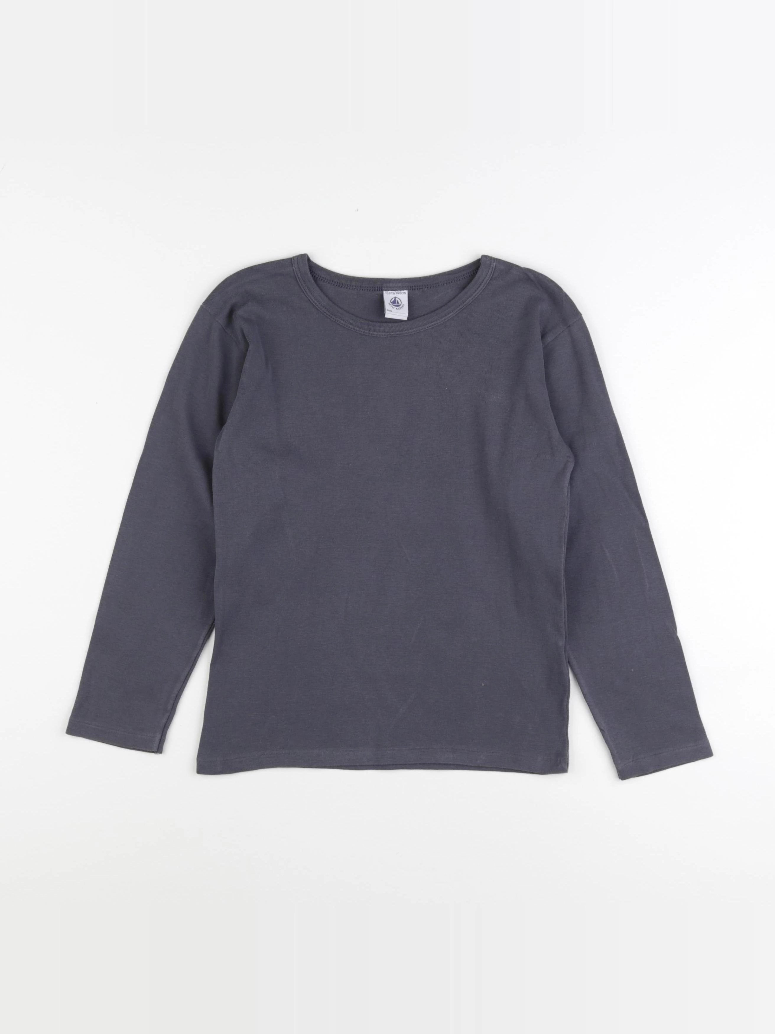 Petit Bateau - maillot de corps gris - 10 ans