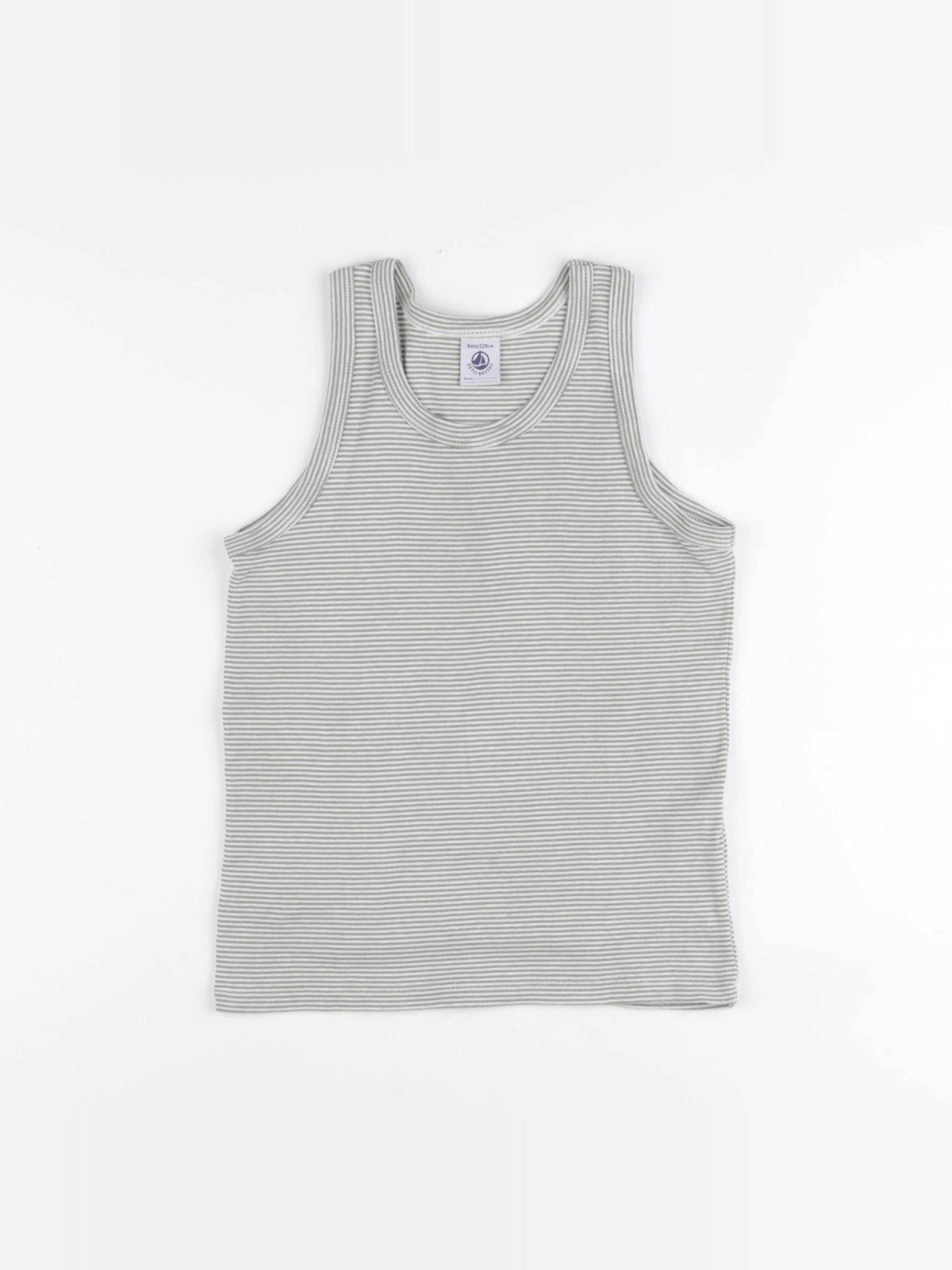 Petit Bateau - maillot de corps vert - 10 ans