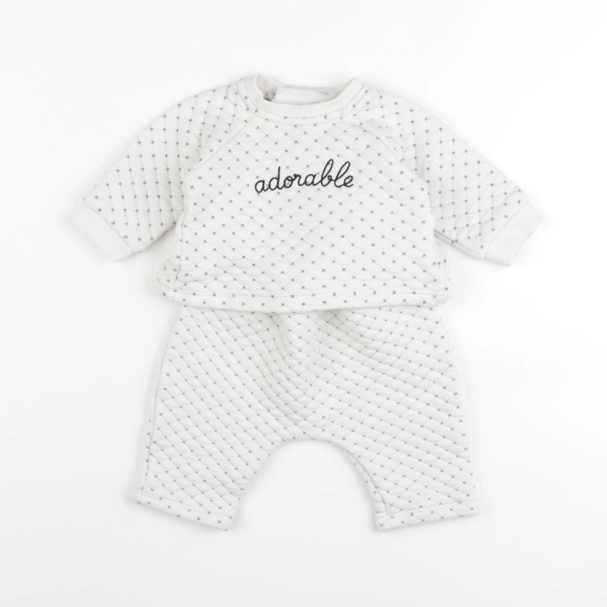 Boutchou - ensemble beige - 3 mois