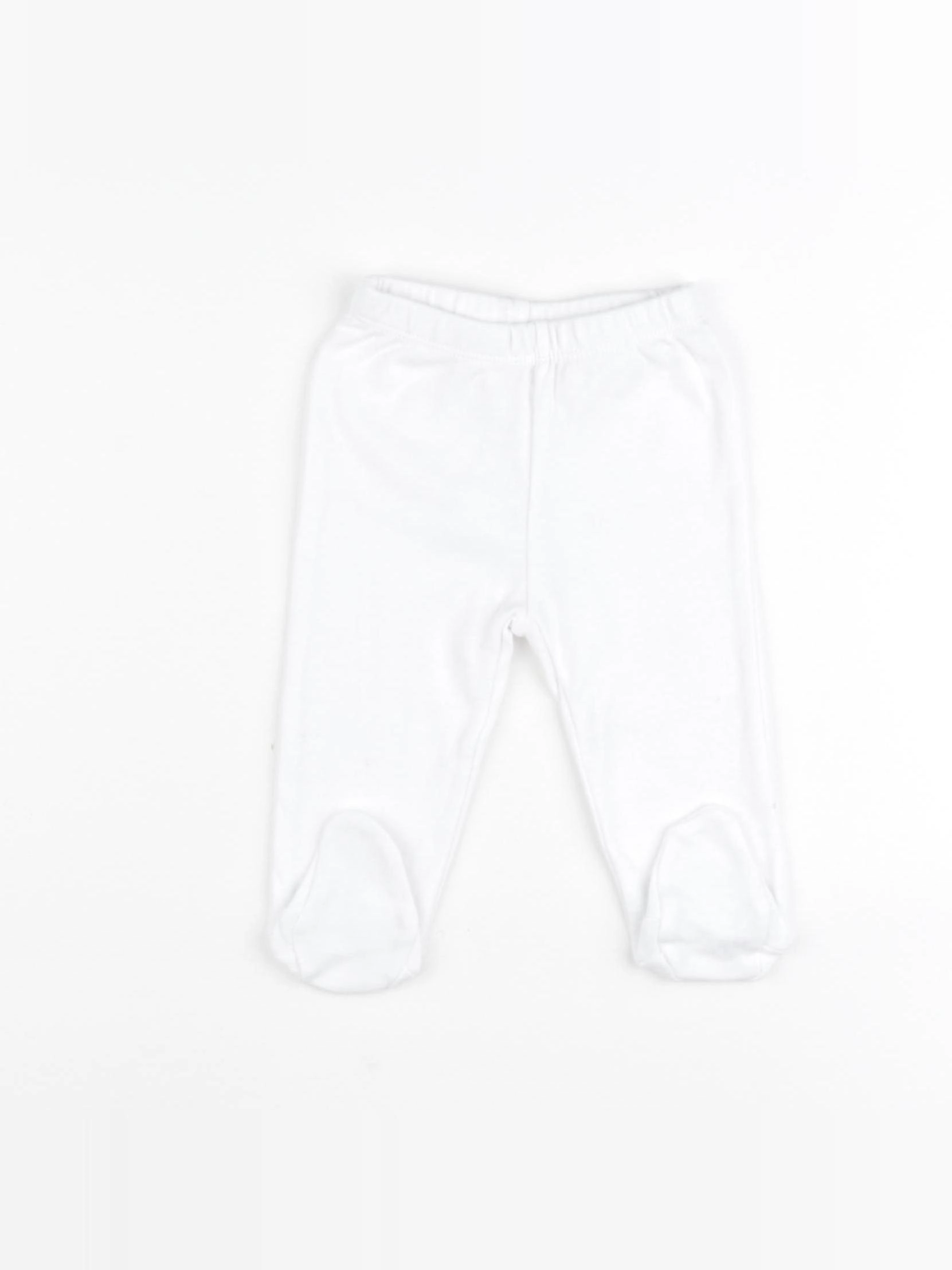 Zara - legging blanc - 1/3 mois