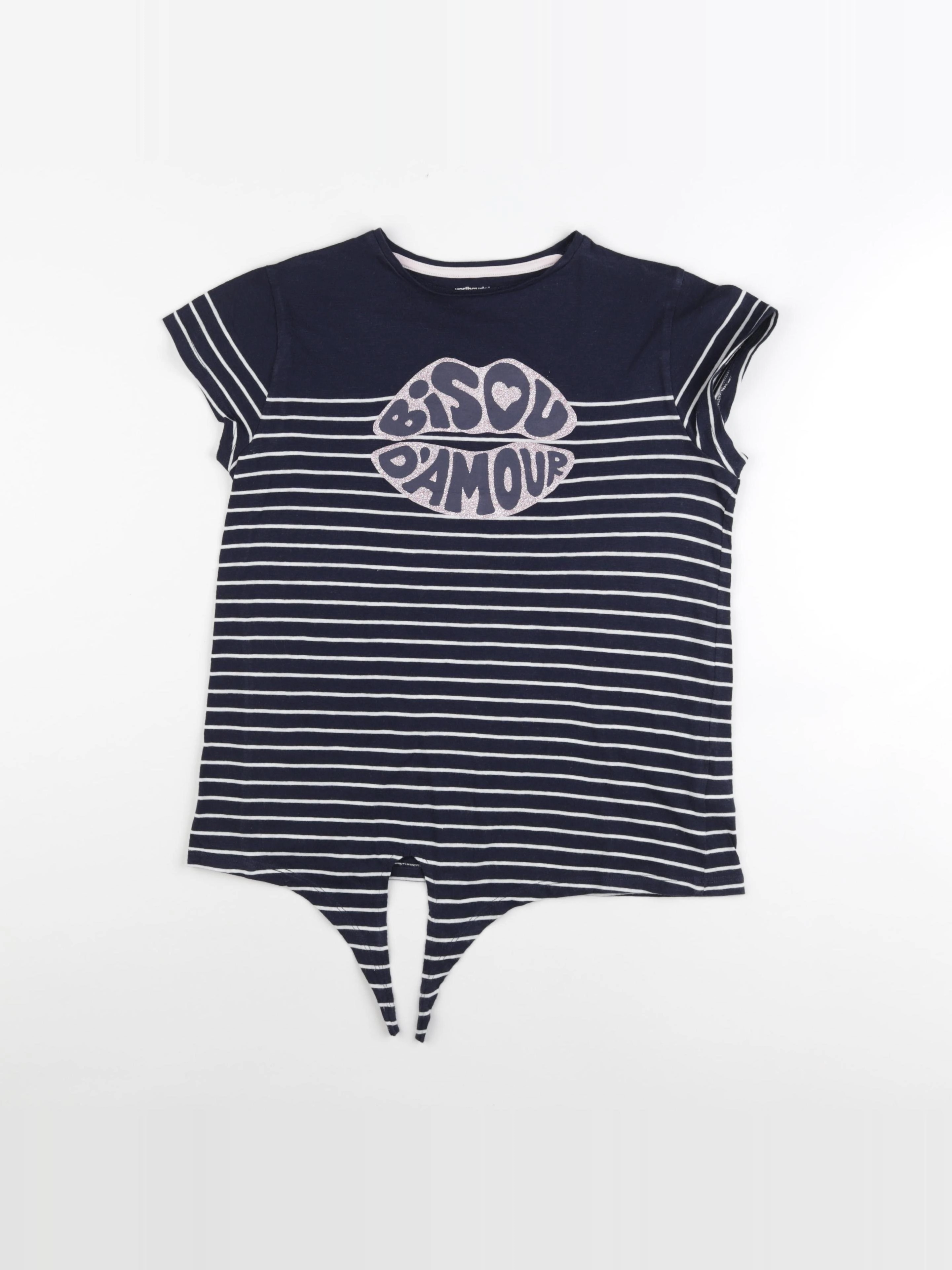 Vertbaudet - tee-shirt bleu - 14 ans