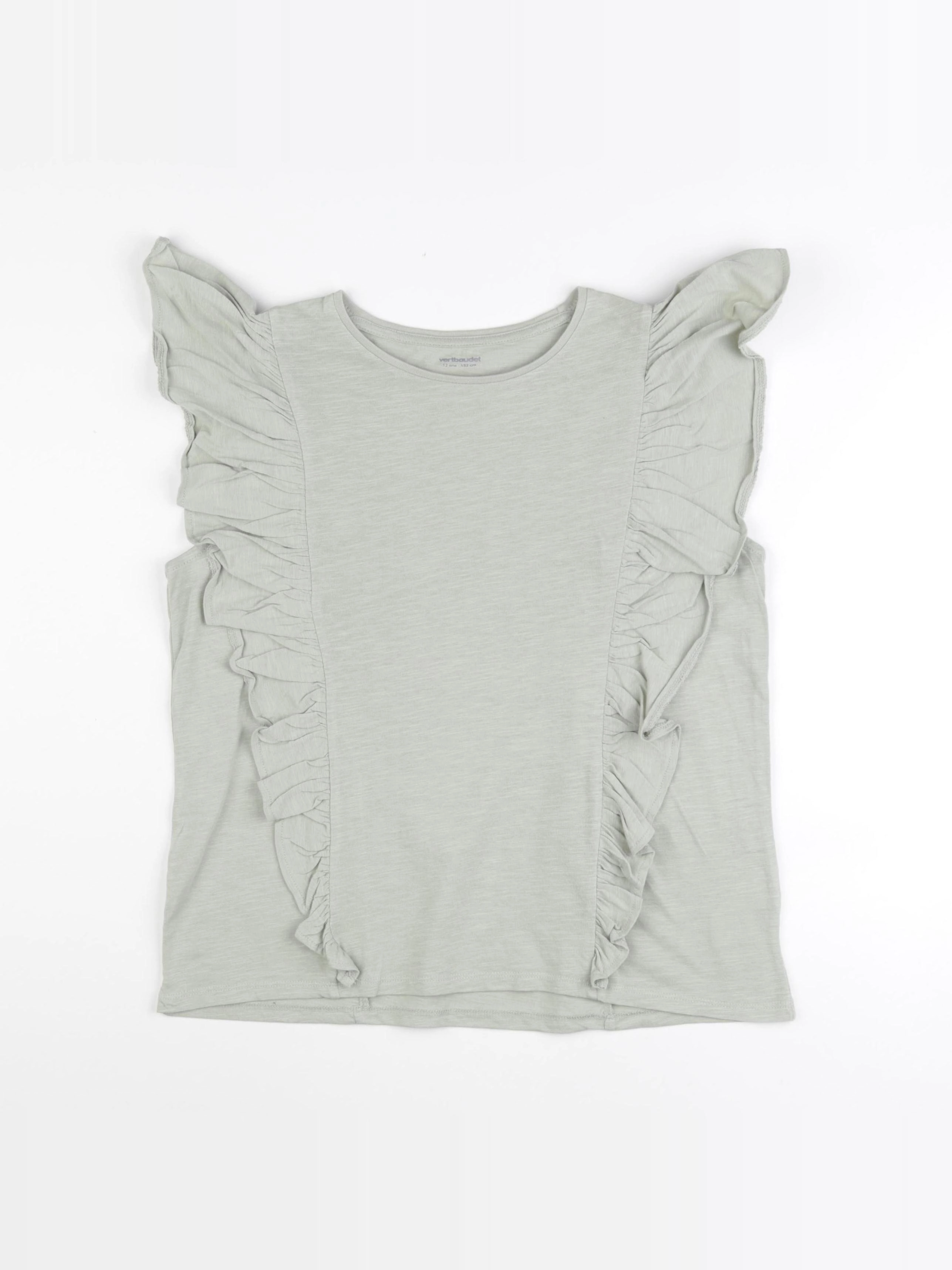 Vertbaudet - tee-shirt vert - 12 ans