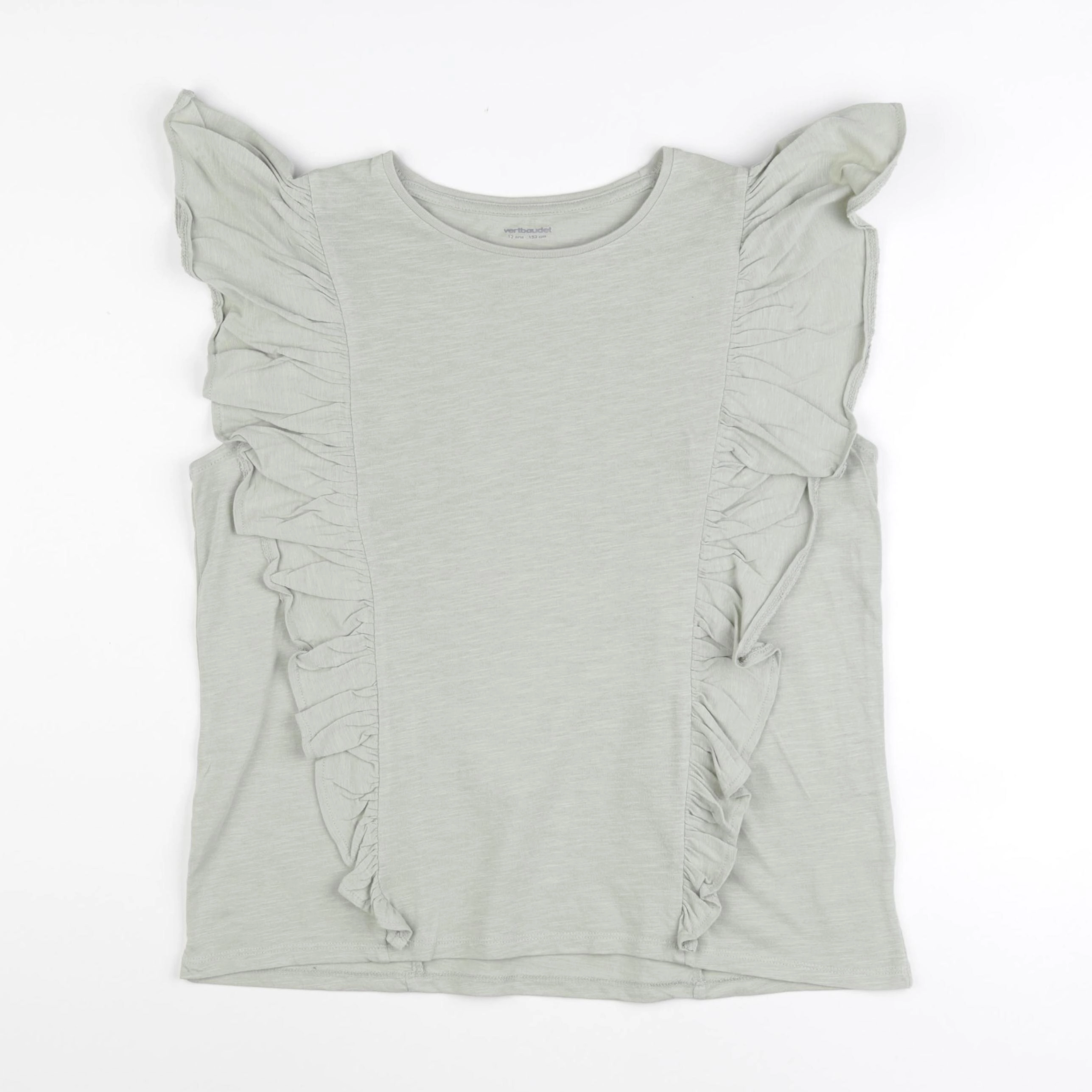 Vertbaudet - tee-shirt vert - 12 ans