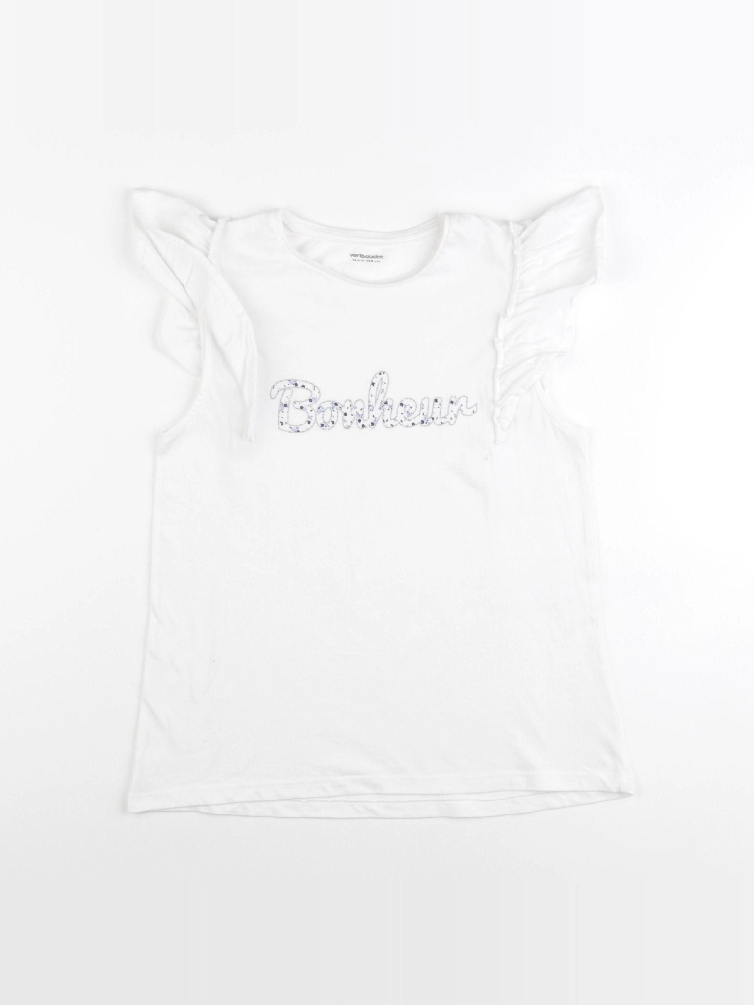 Vertbaudet - débardeur blanc - 14 ans