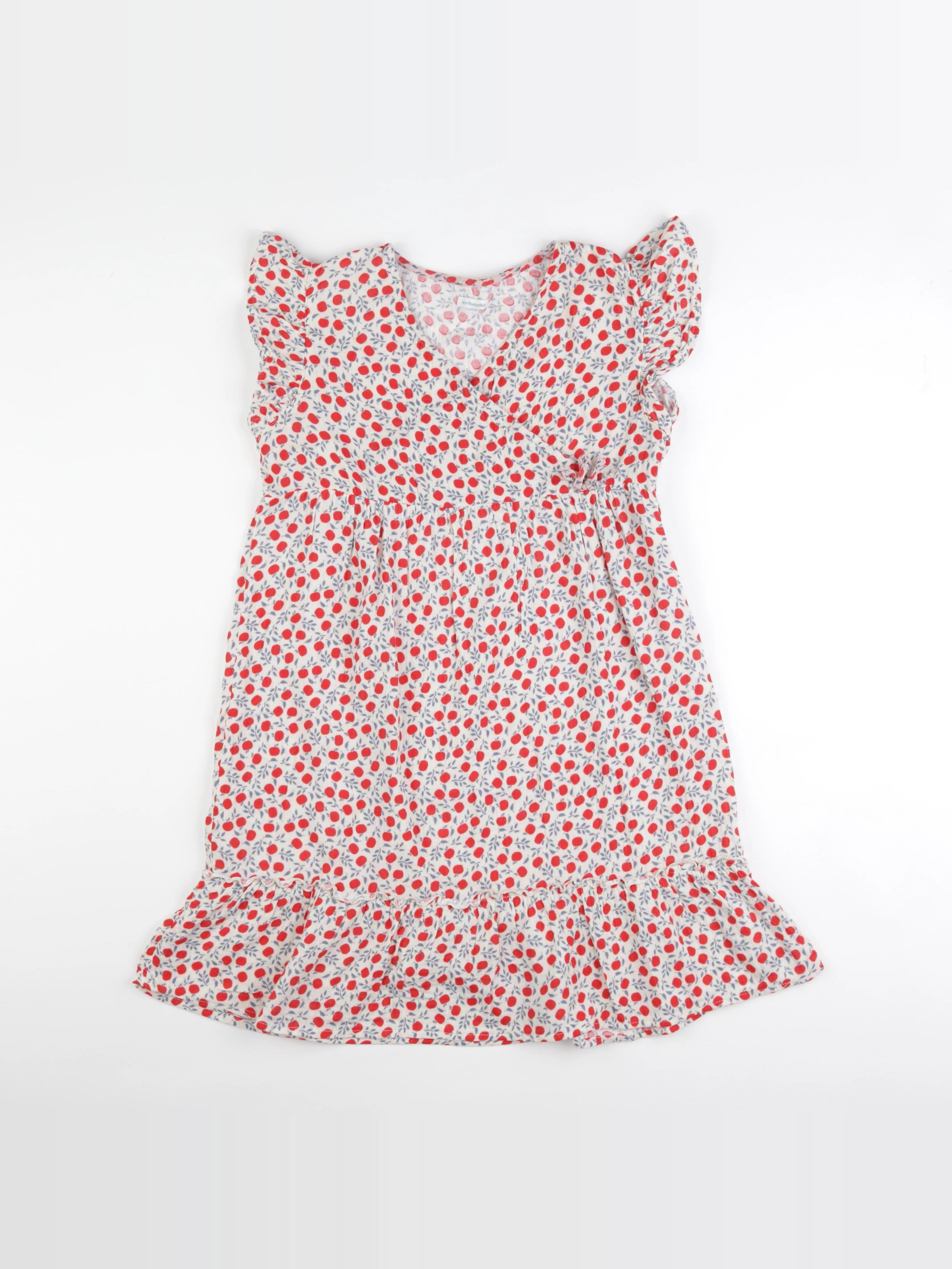 Vertbaudet - robe rouge - 14 ans