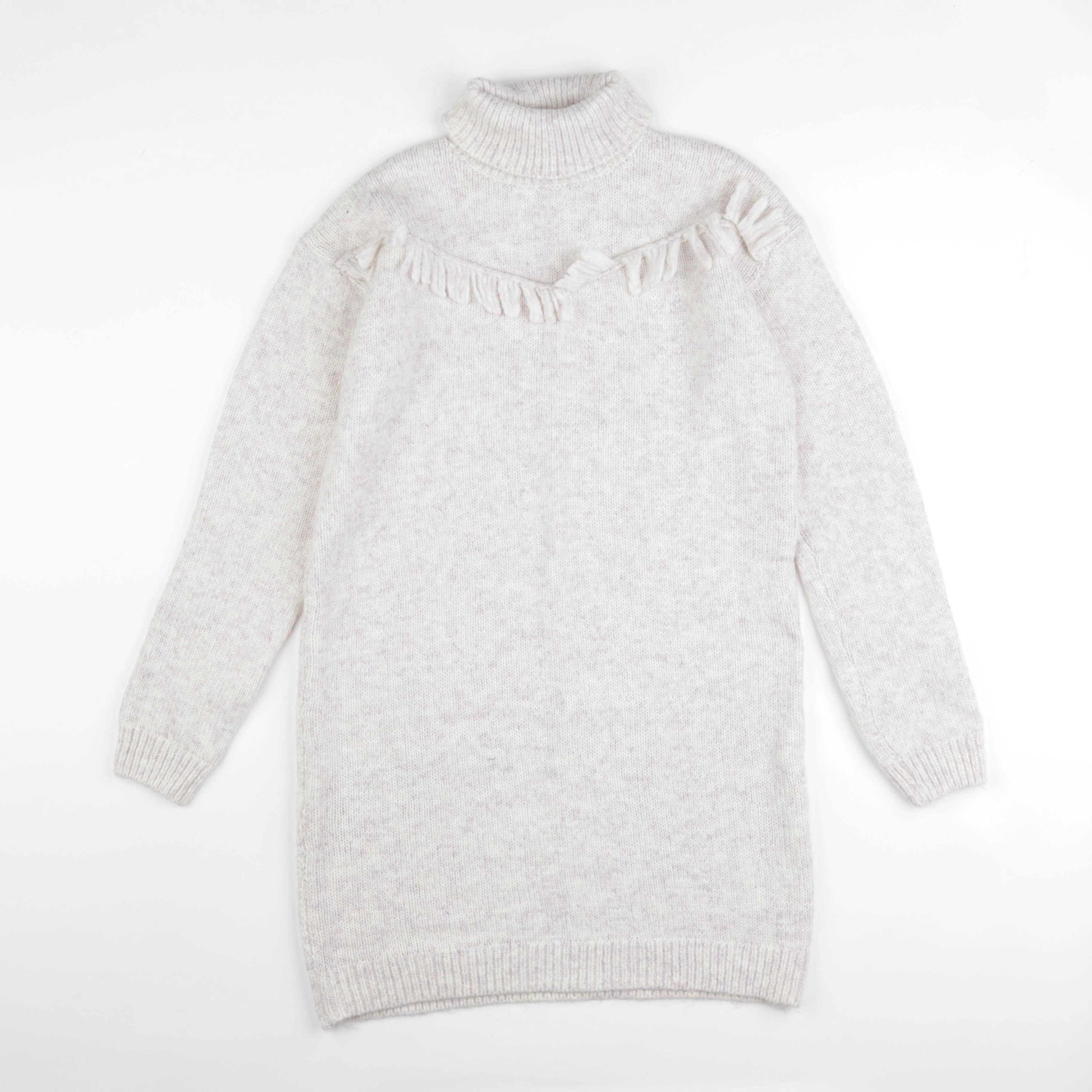 Vertbaudet - robe velours beige - 14 ans