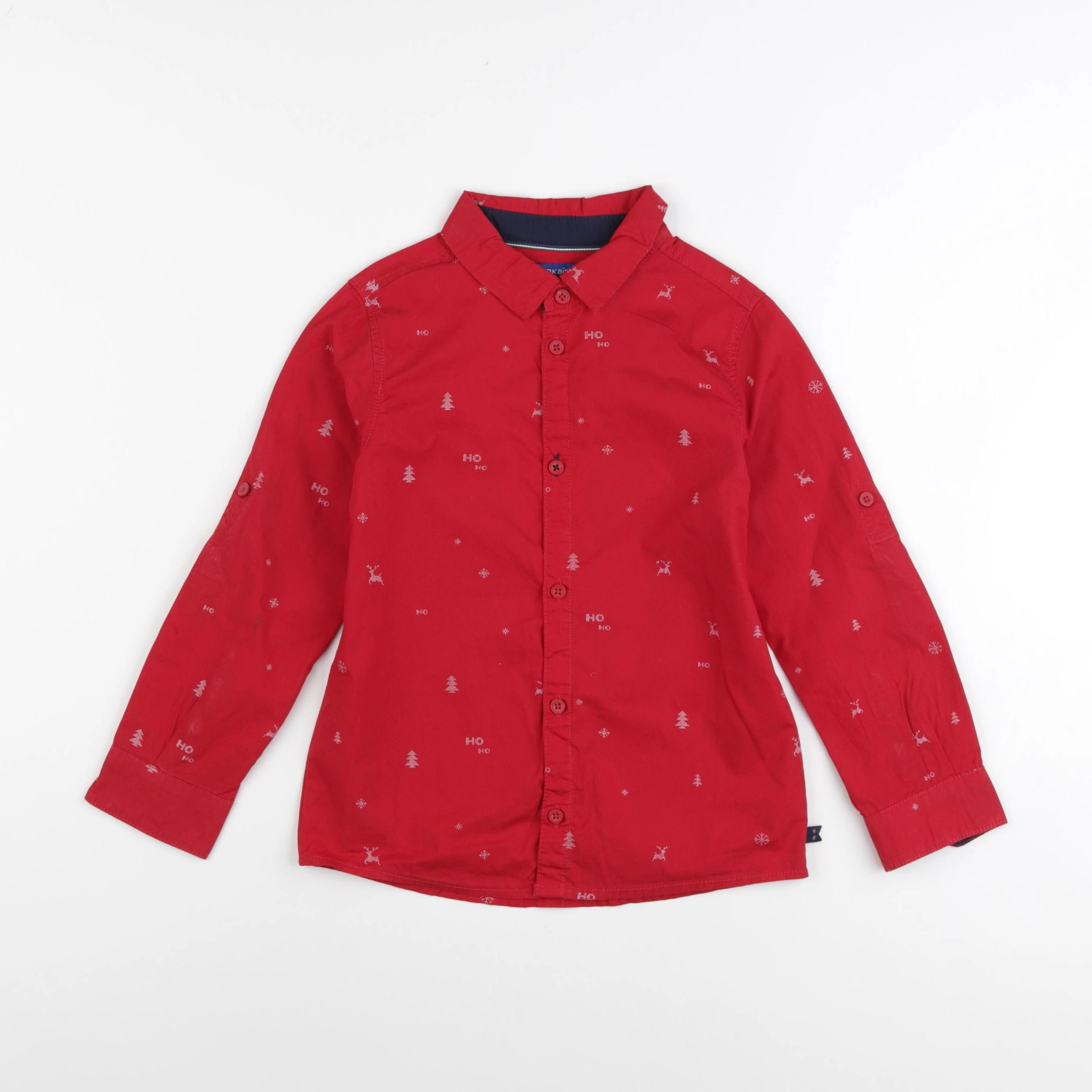 Okaidi - chemise rouge - 6 ans