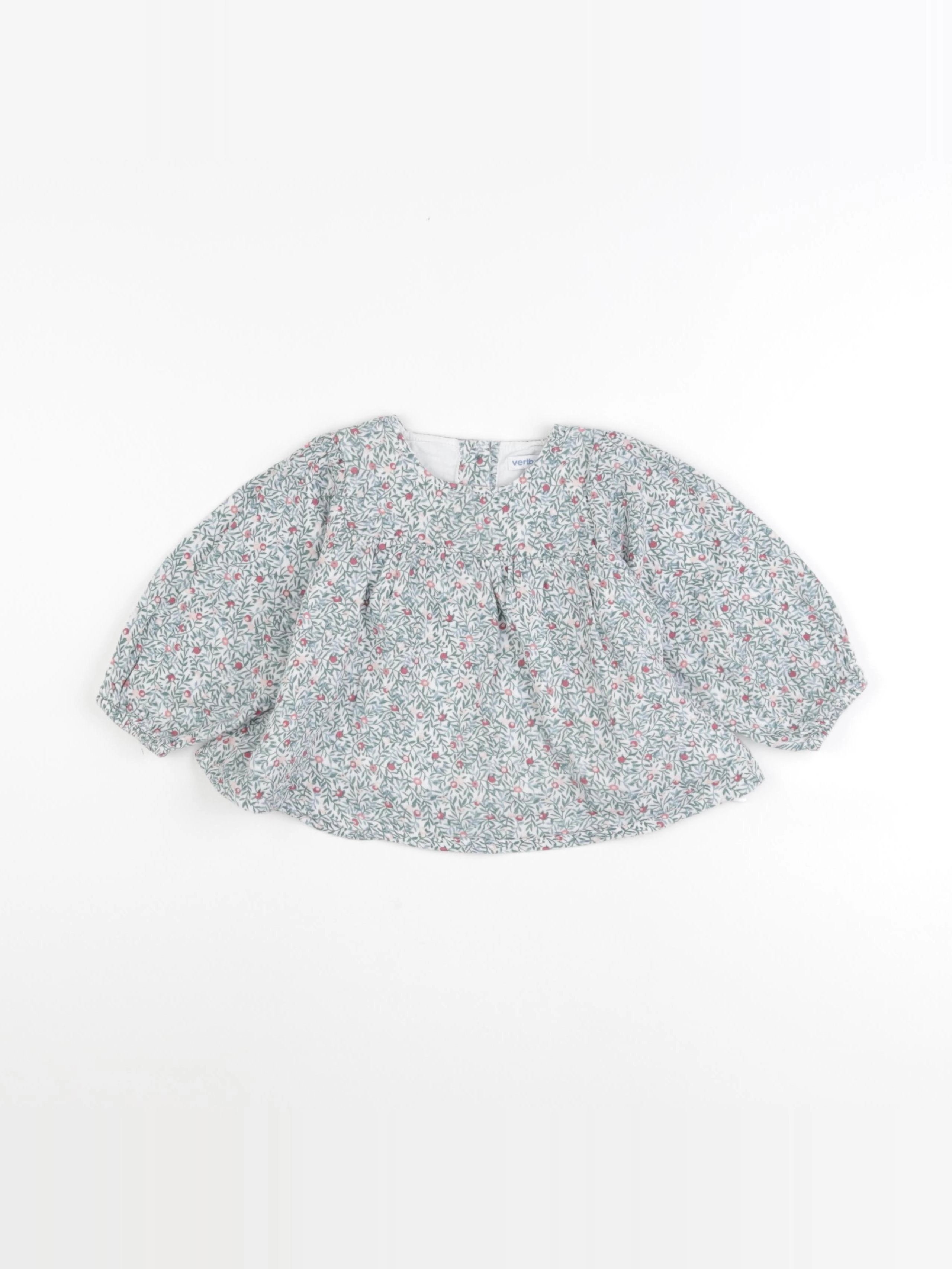 Vertbaudet - blouse bleu - 18 mois