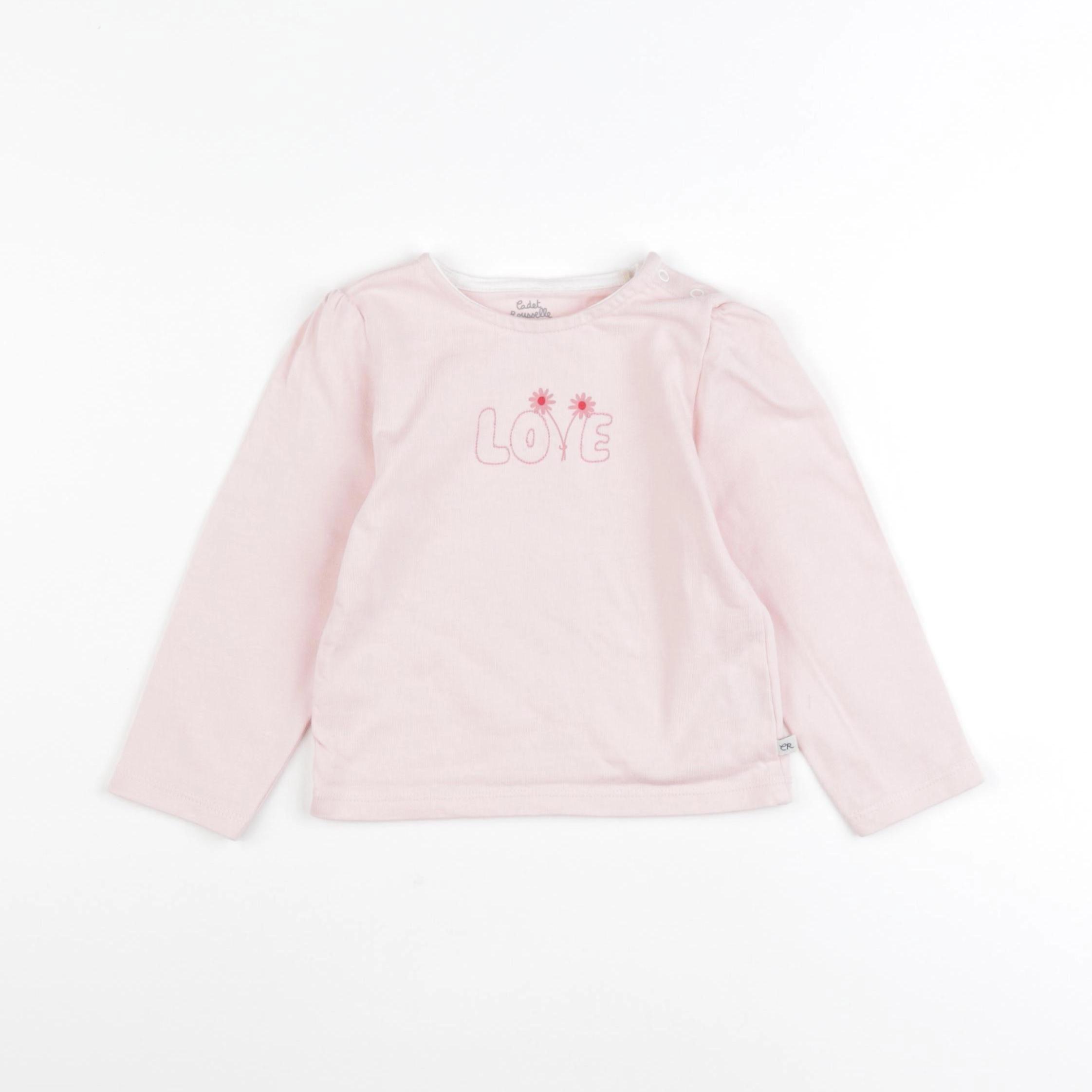 Cadet Rousselle - tee-shirt rose - 24 mois