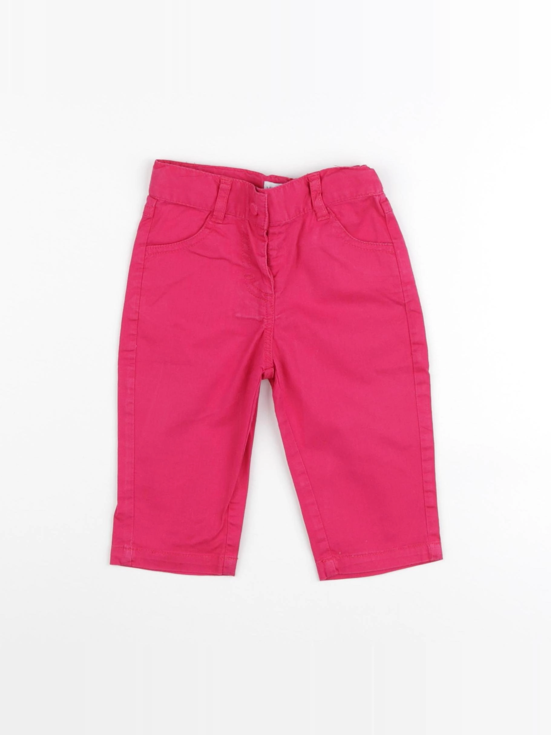 Vertbaudet - pantalon rose - 9 mois