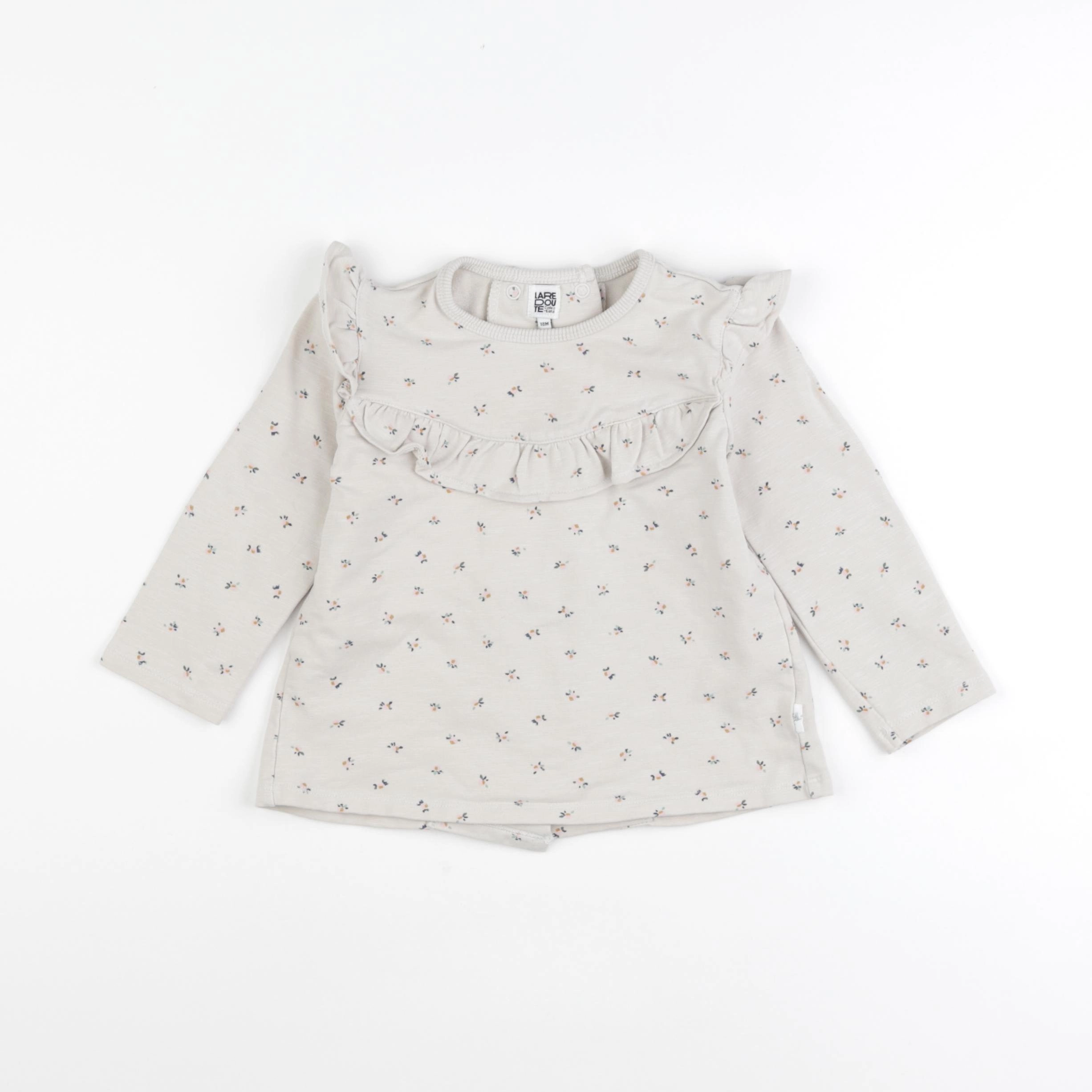 La Redoute - sweat beige - 18 mois