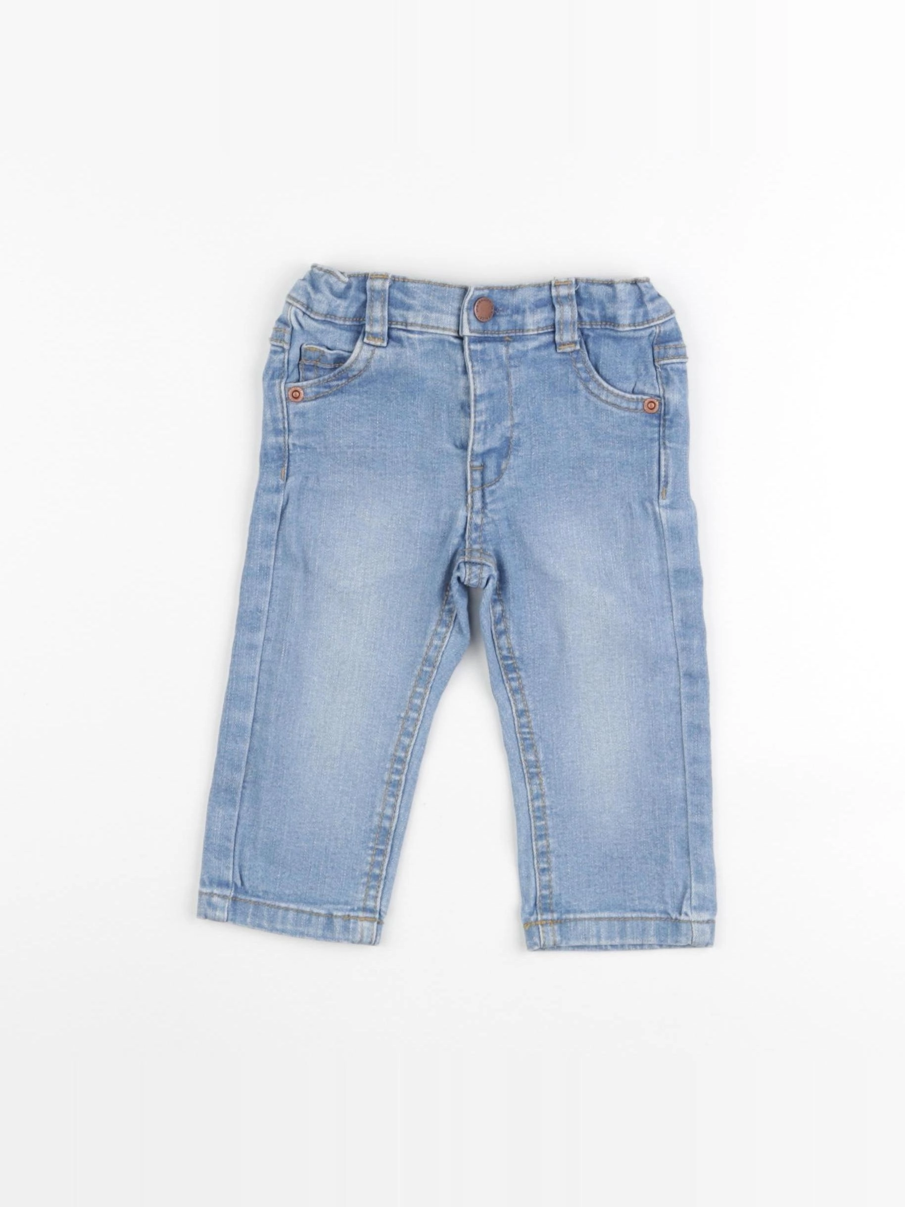 Vertbaudet - jean bleu - 9 mois