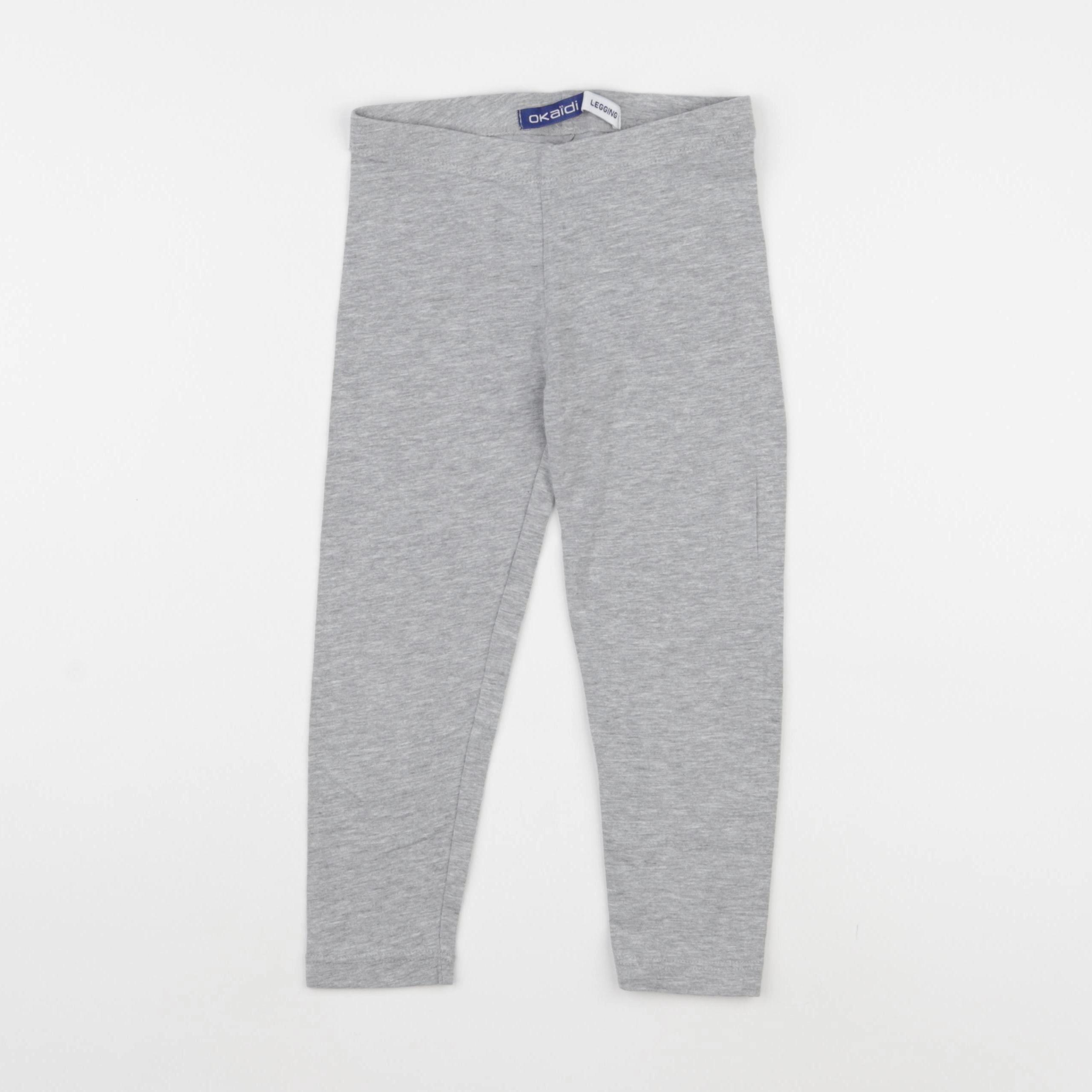 Okaidi - legging gris - 5 ans