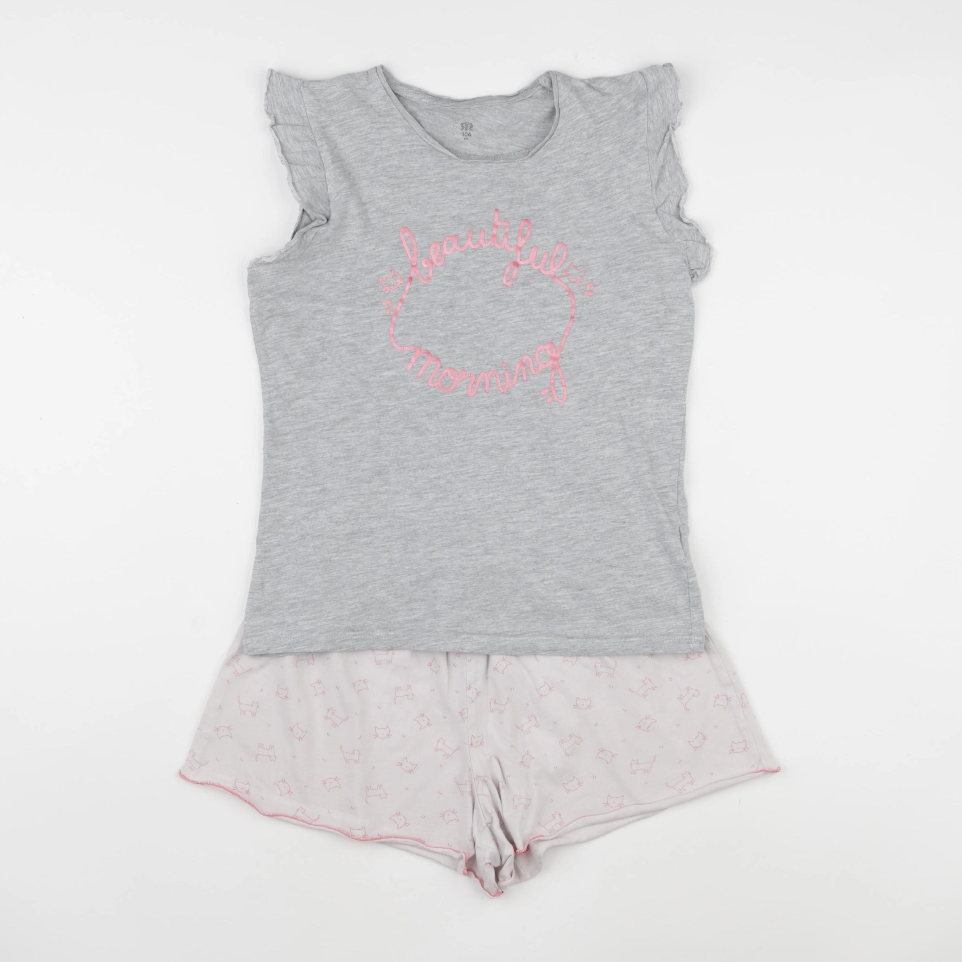La Redoute - pyjama coton gris - 10 ans