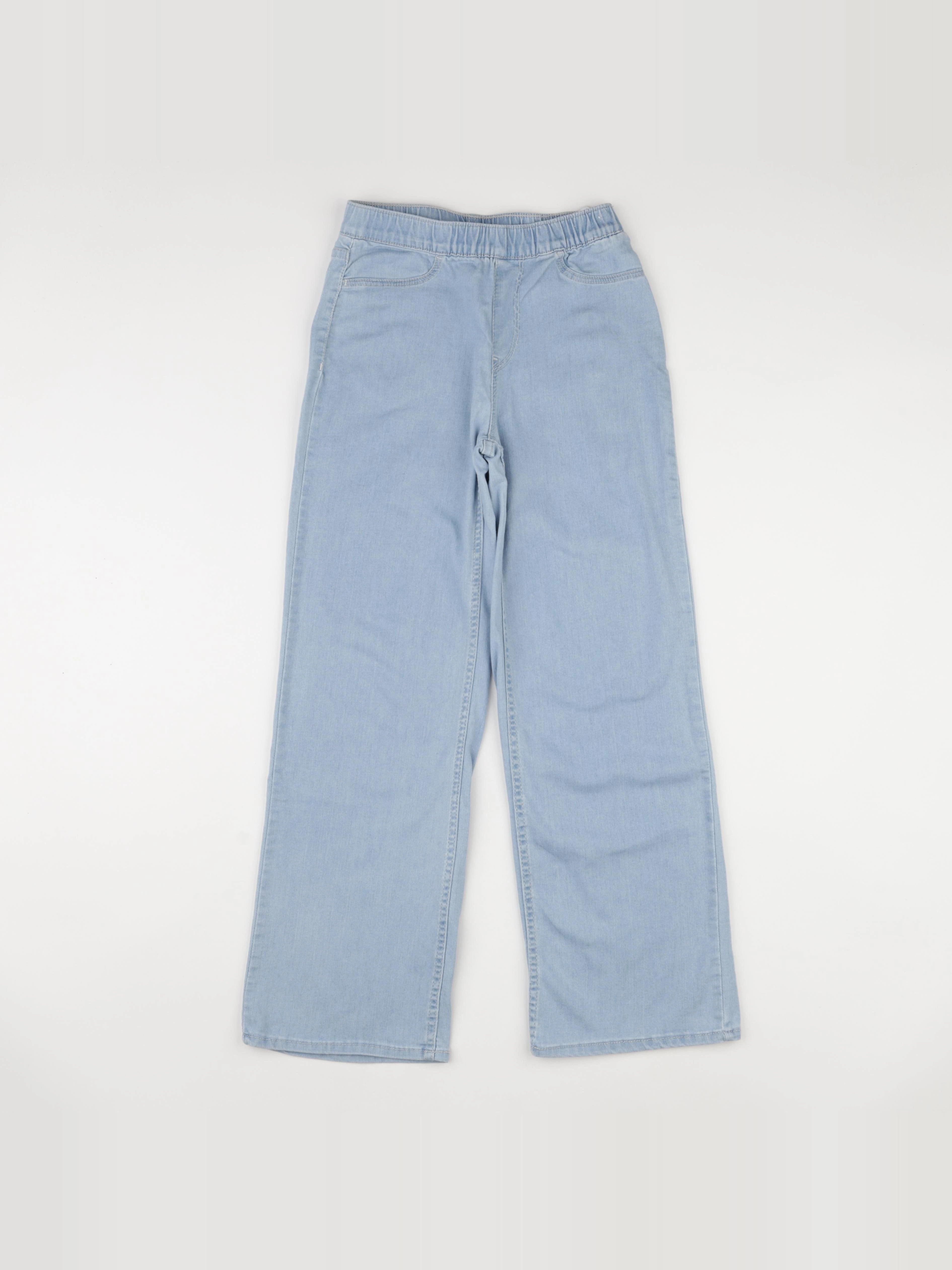 H&M - pantalon bleu - 9/10 ans
