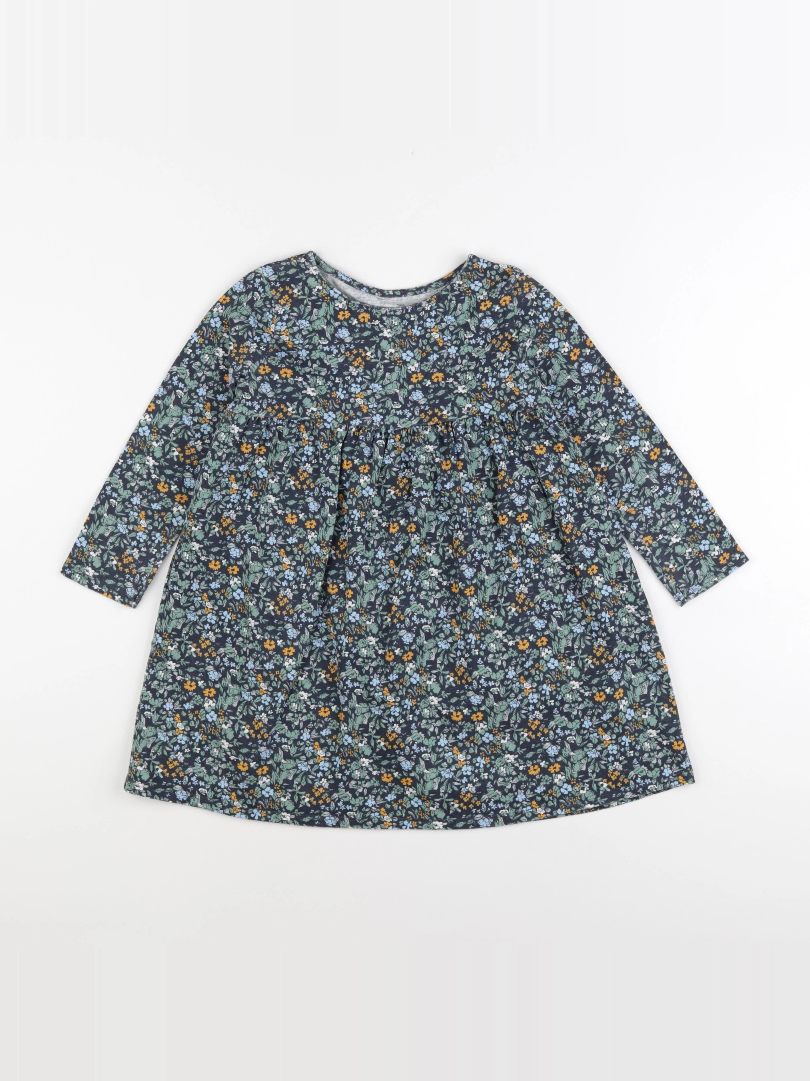 Vertbaudet - robe vert - 5 ans