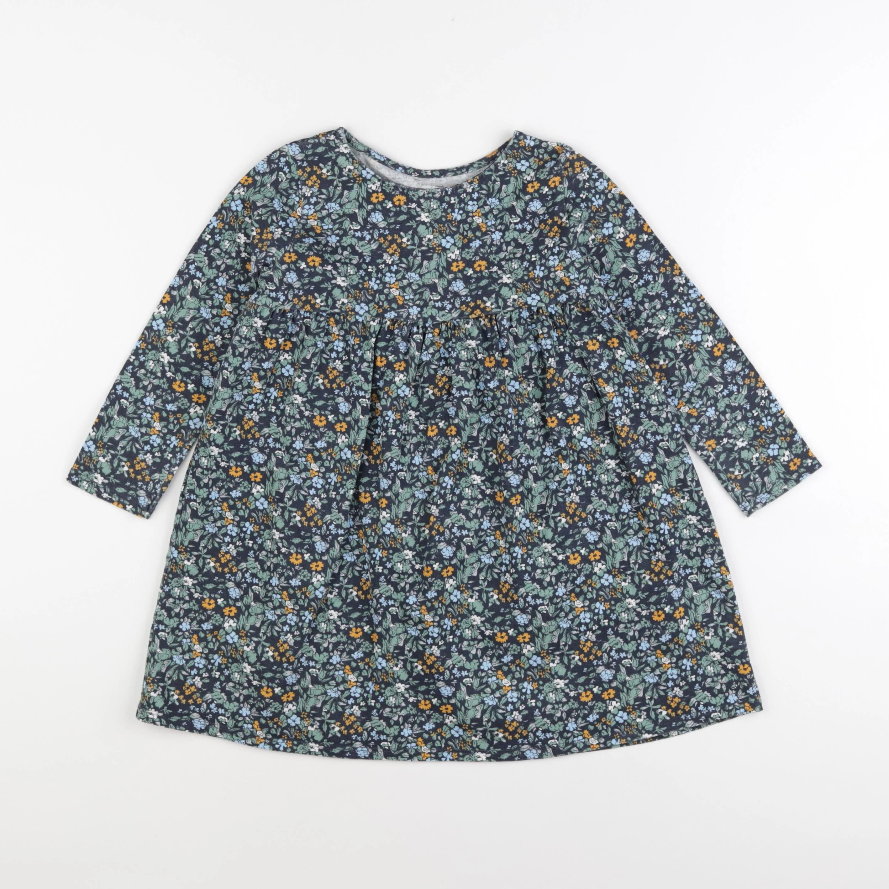 Vertbaudet - robe vert - 5 ans
