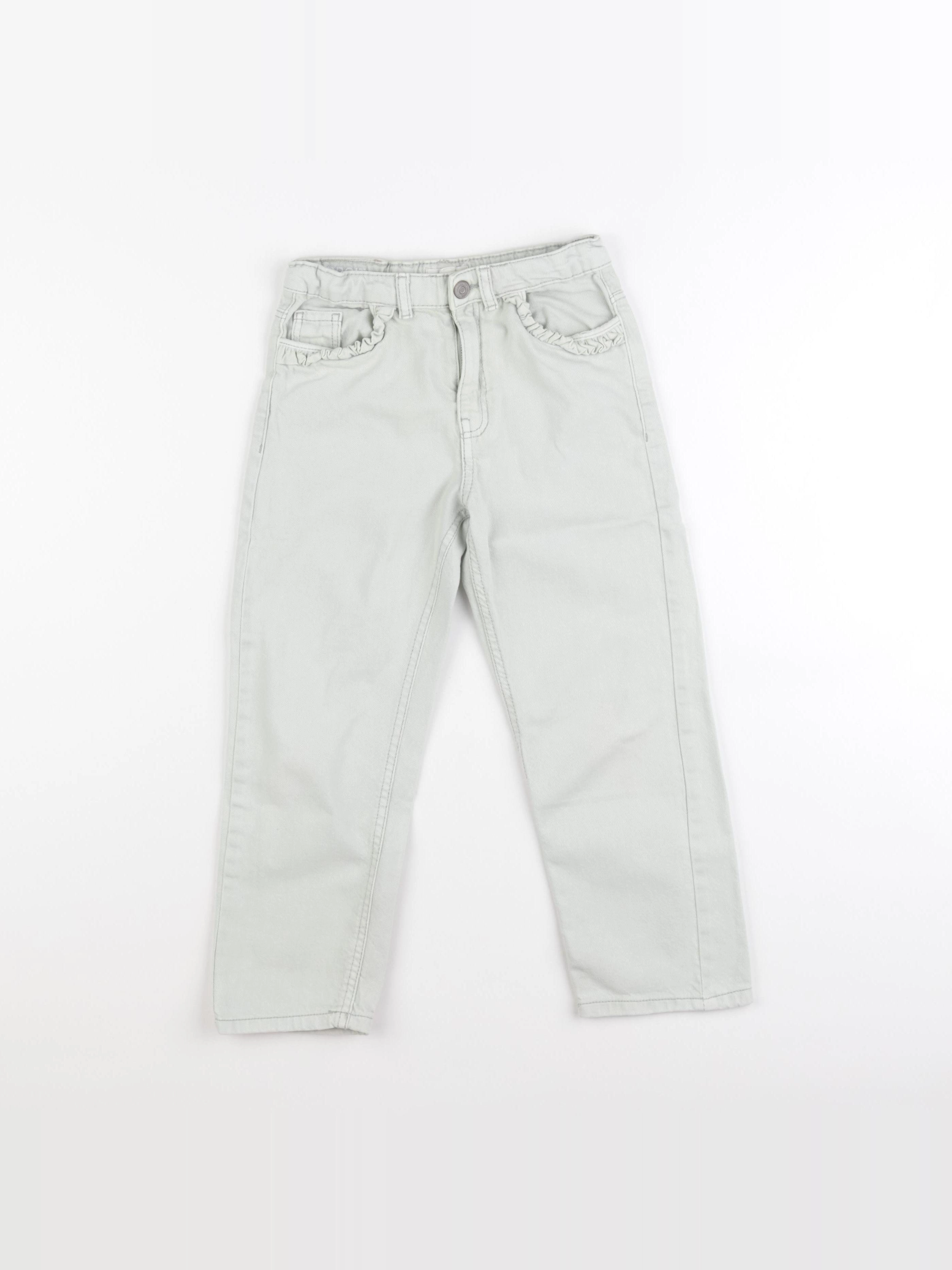 Vertbaudet - jean vert - 6 ans