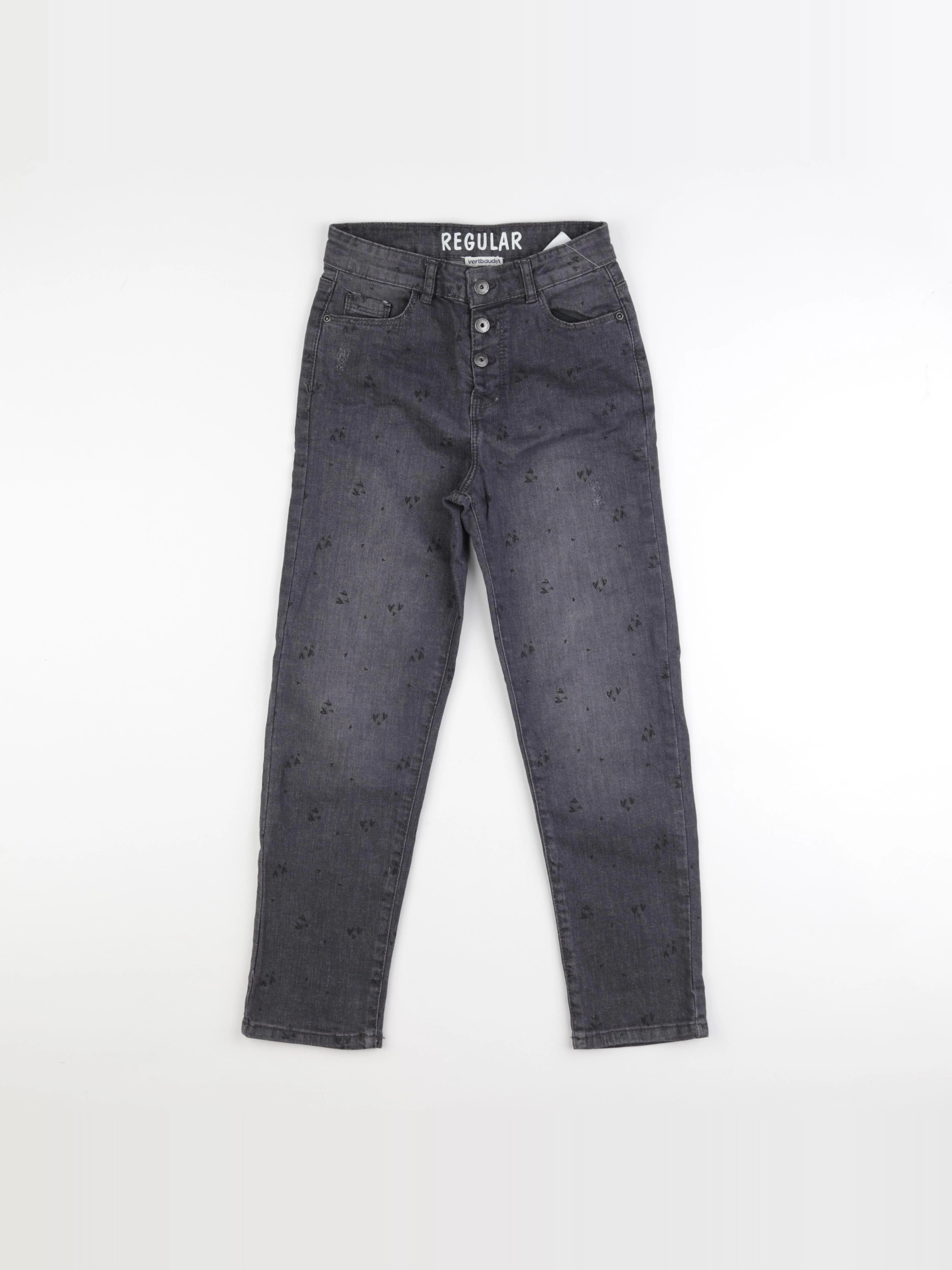Vertbaudet - jean noir - 9 ans