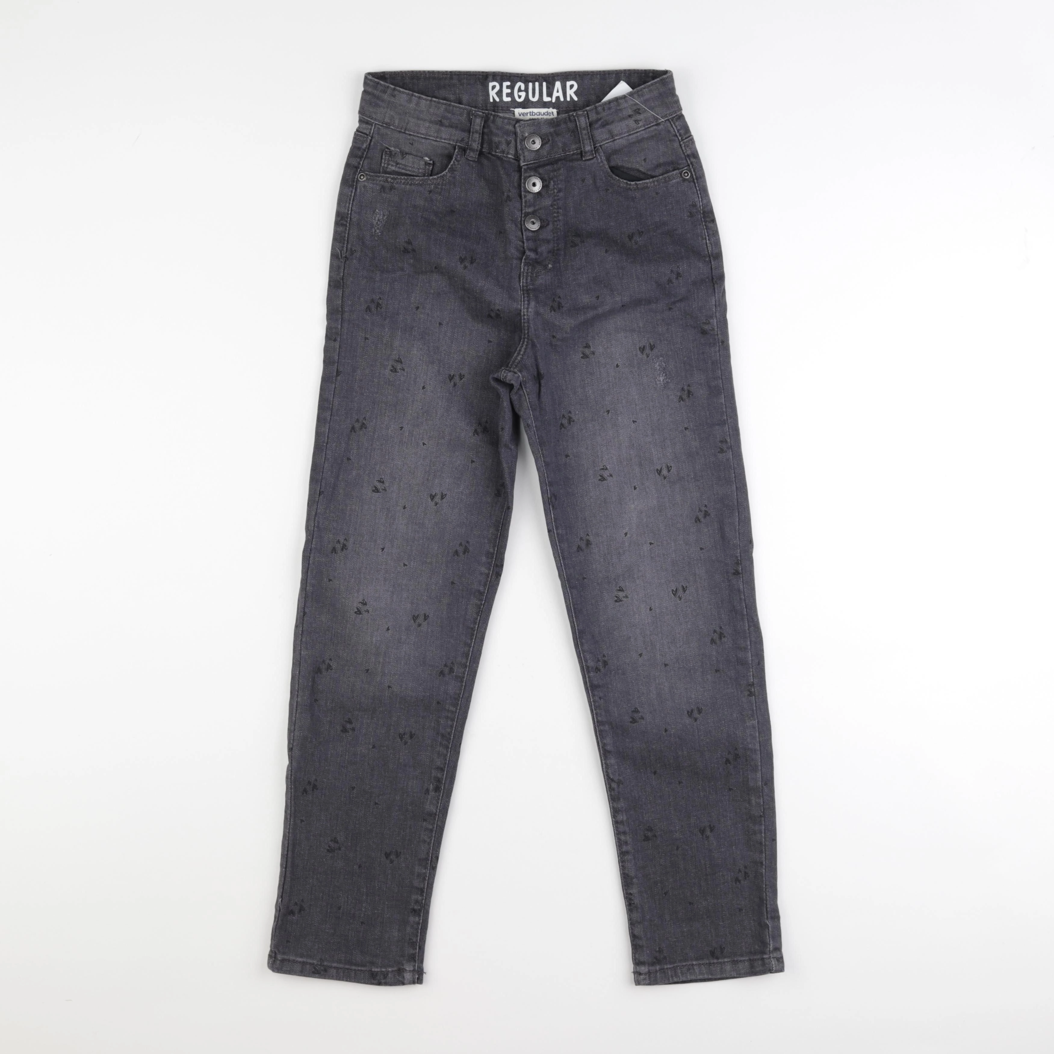 Vertbaudet - jean noir - 9 ans
