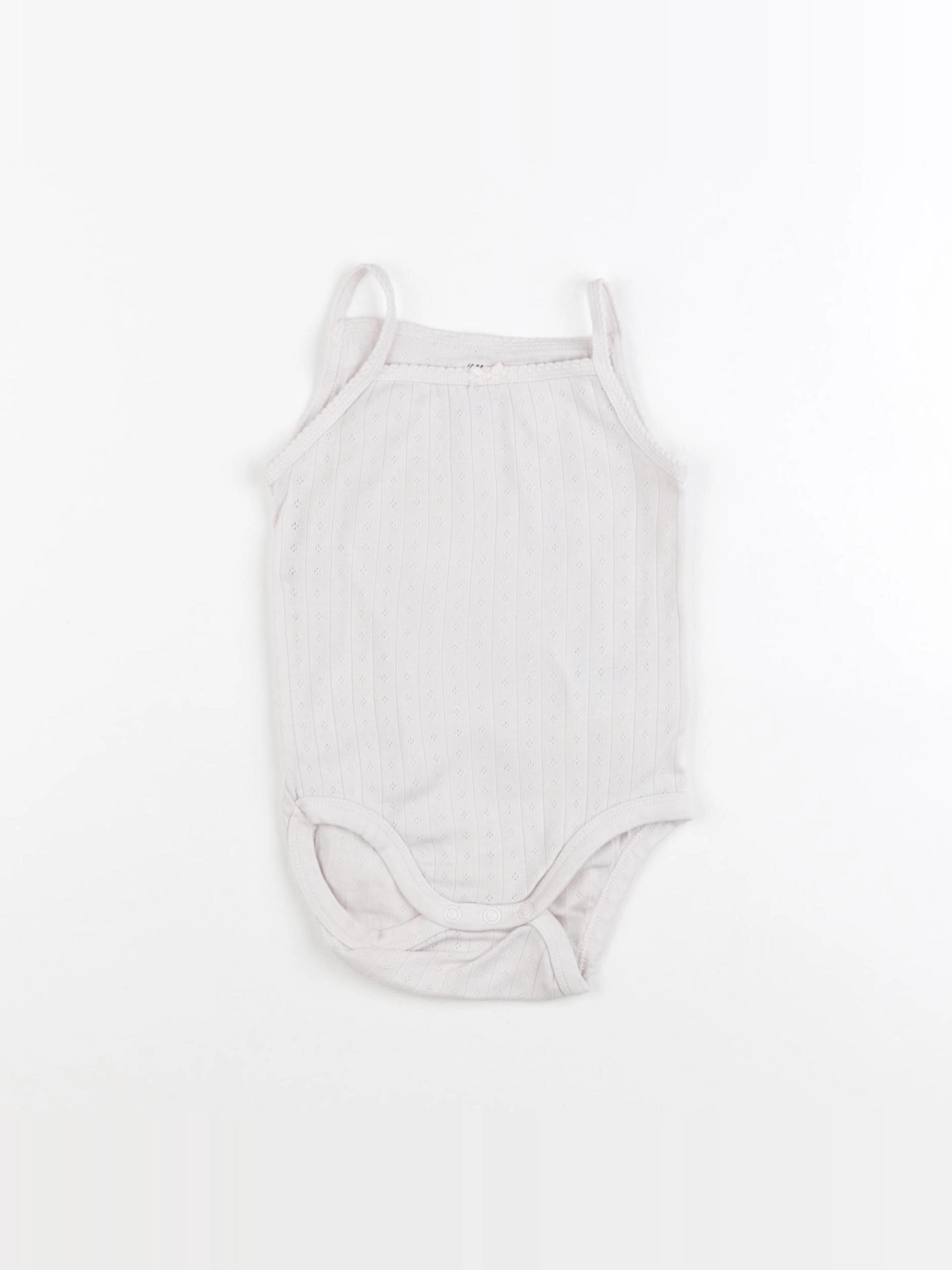 H&M - body rose - 6/9 mois