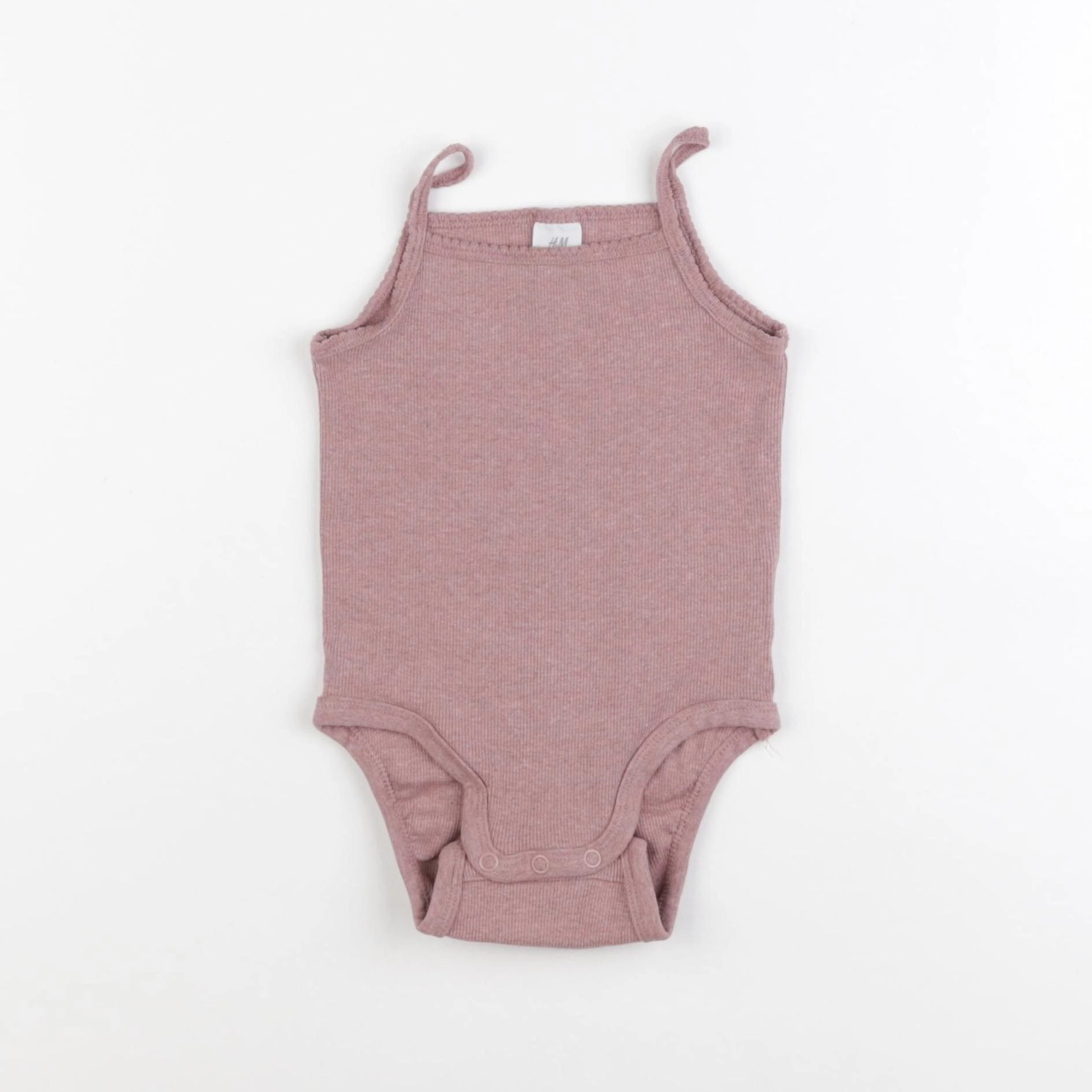 H&M - body rose - 6/9 mois