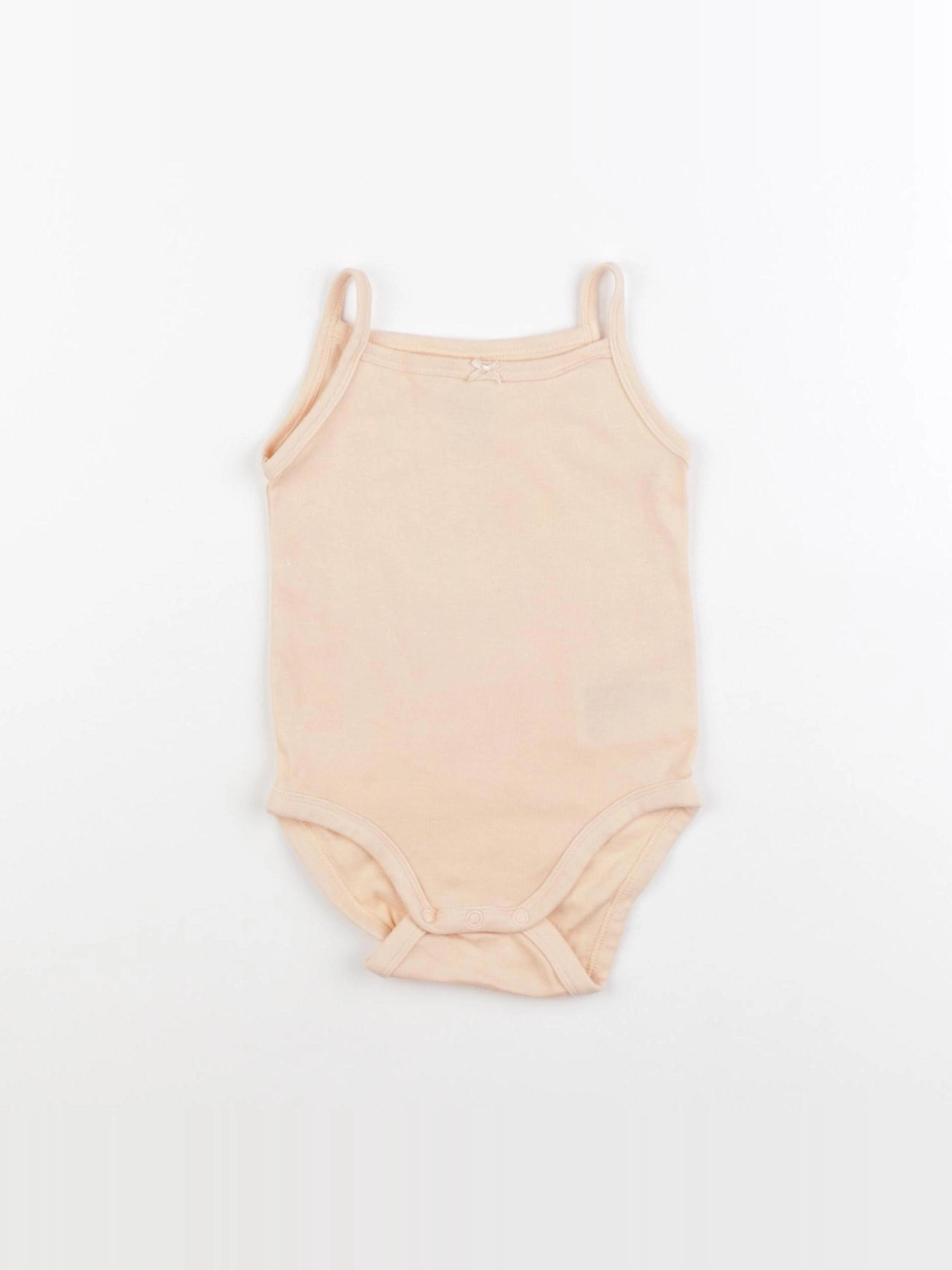 H&M - body orange - 6/9 mois