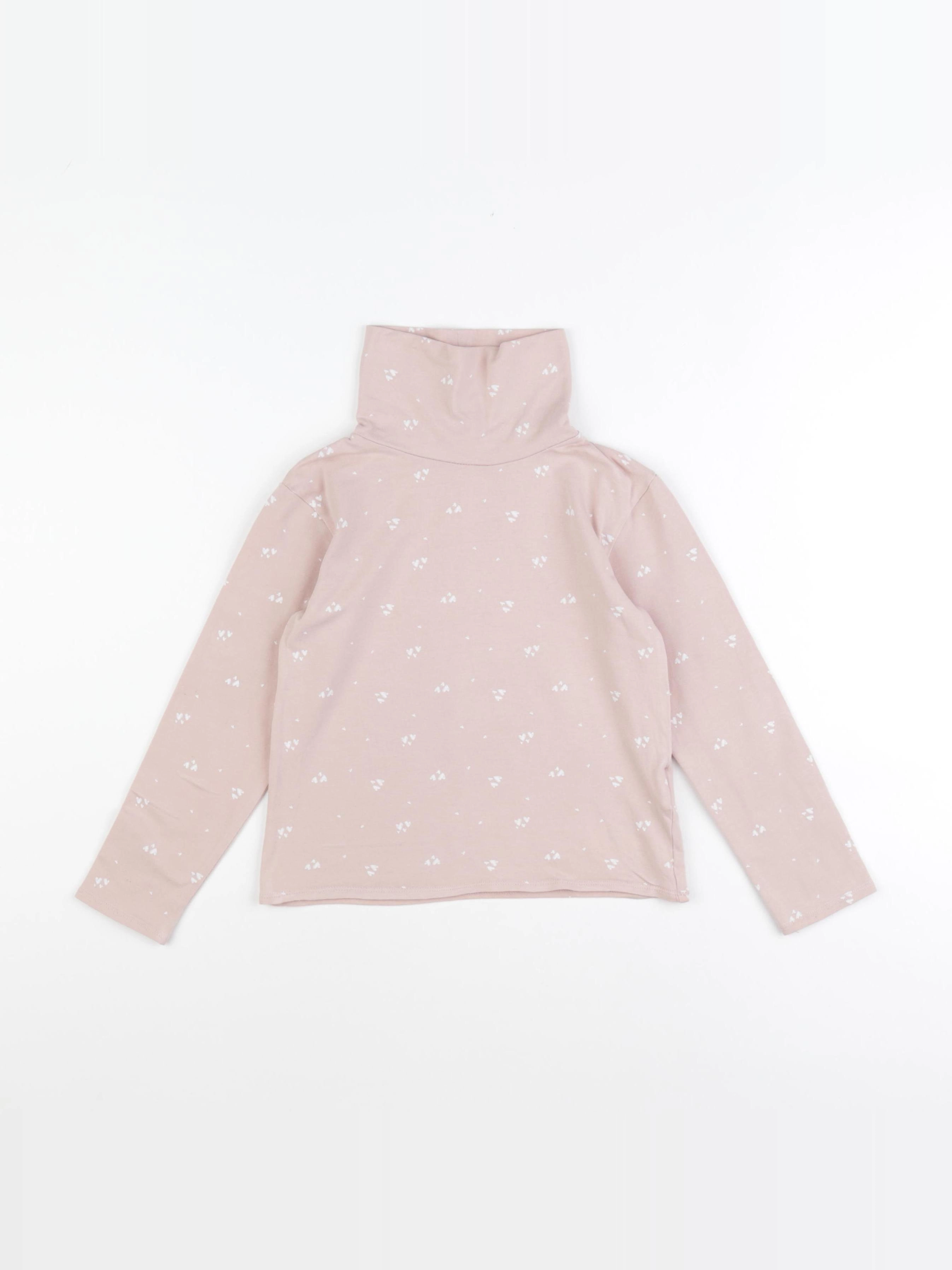 Vertbaudet - sous-pull rose - 6 ans