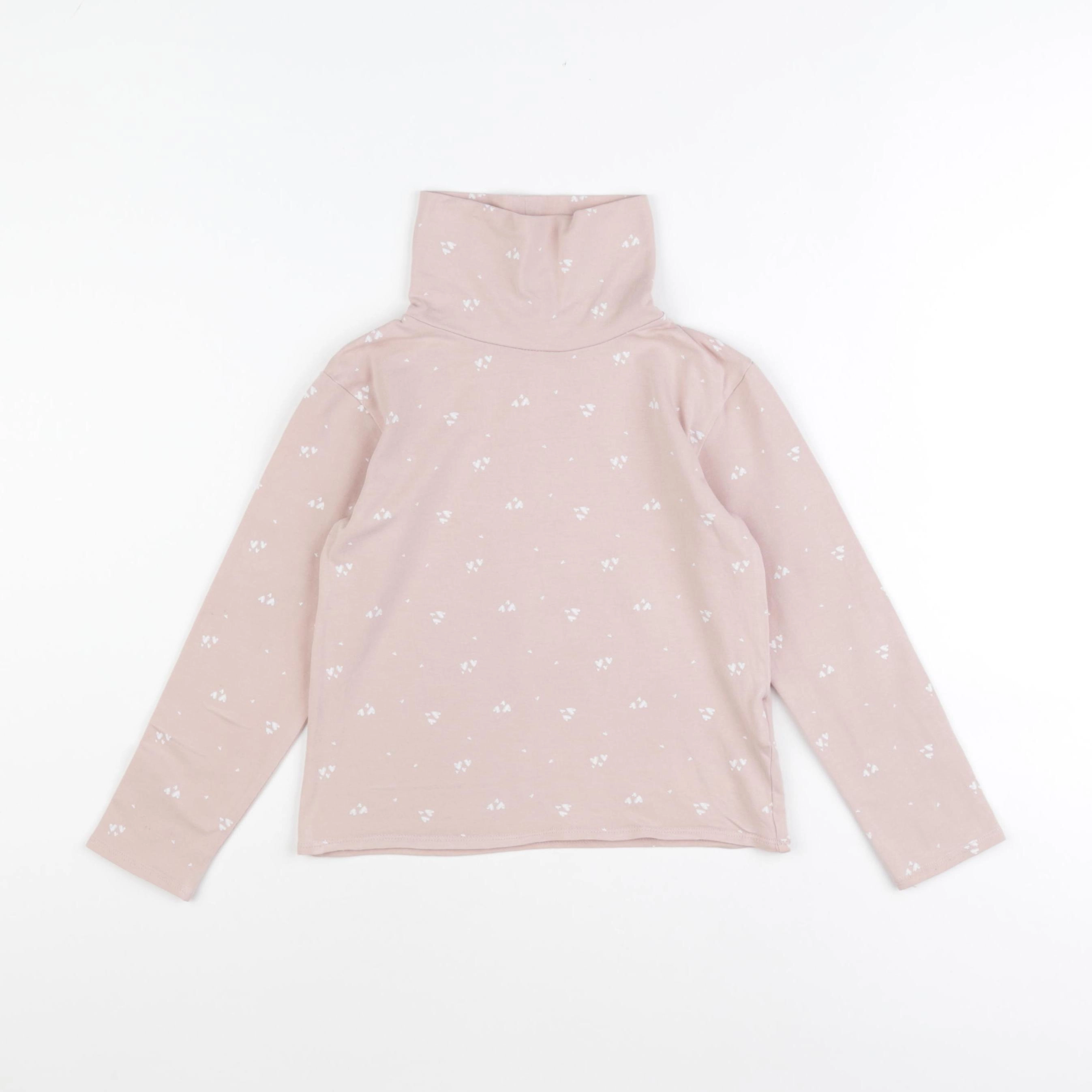 Vertbaudet - sous-pull rose - 6 ans