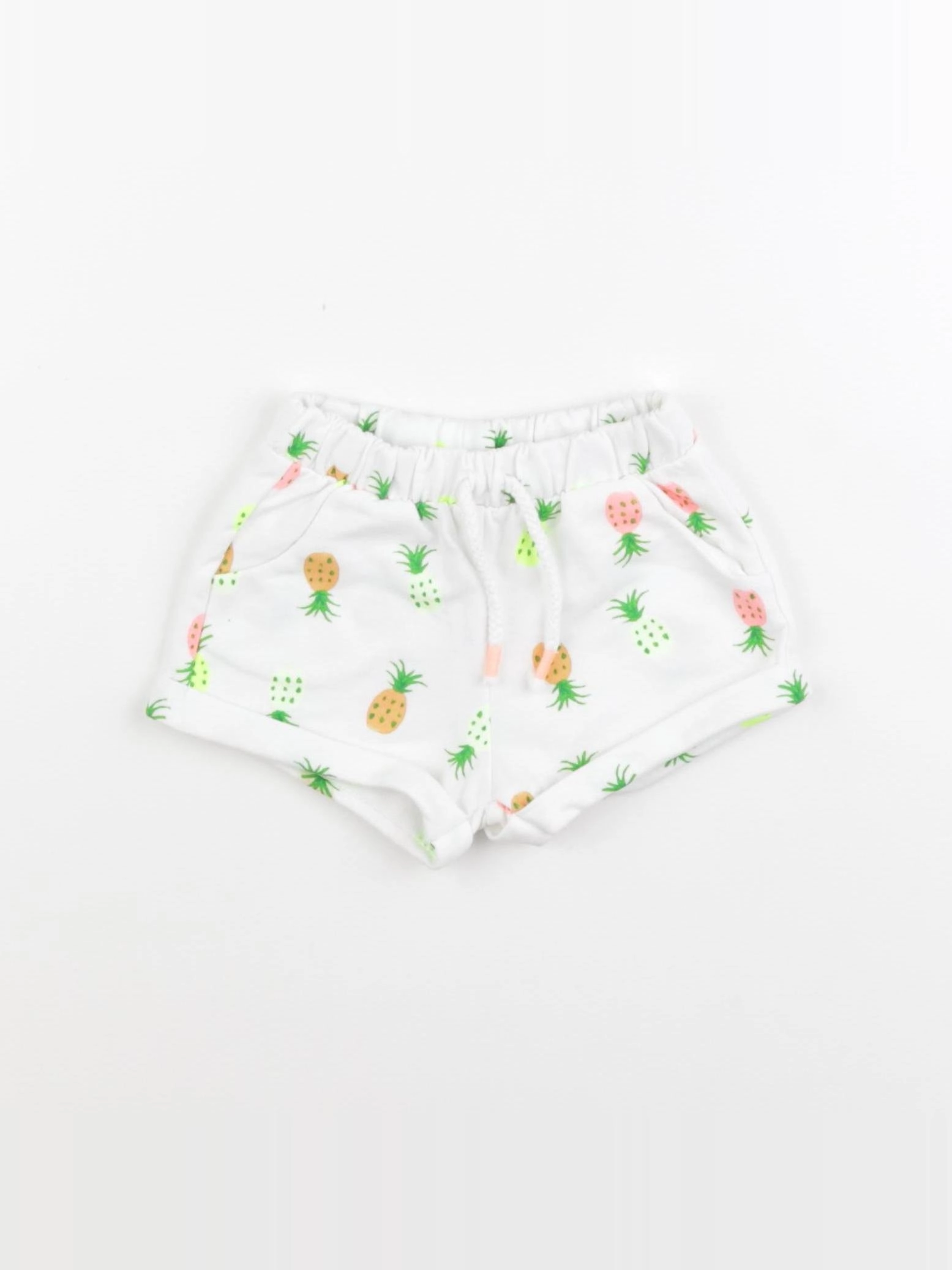 Zara - short blanc - 3/6 mois