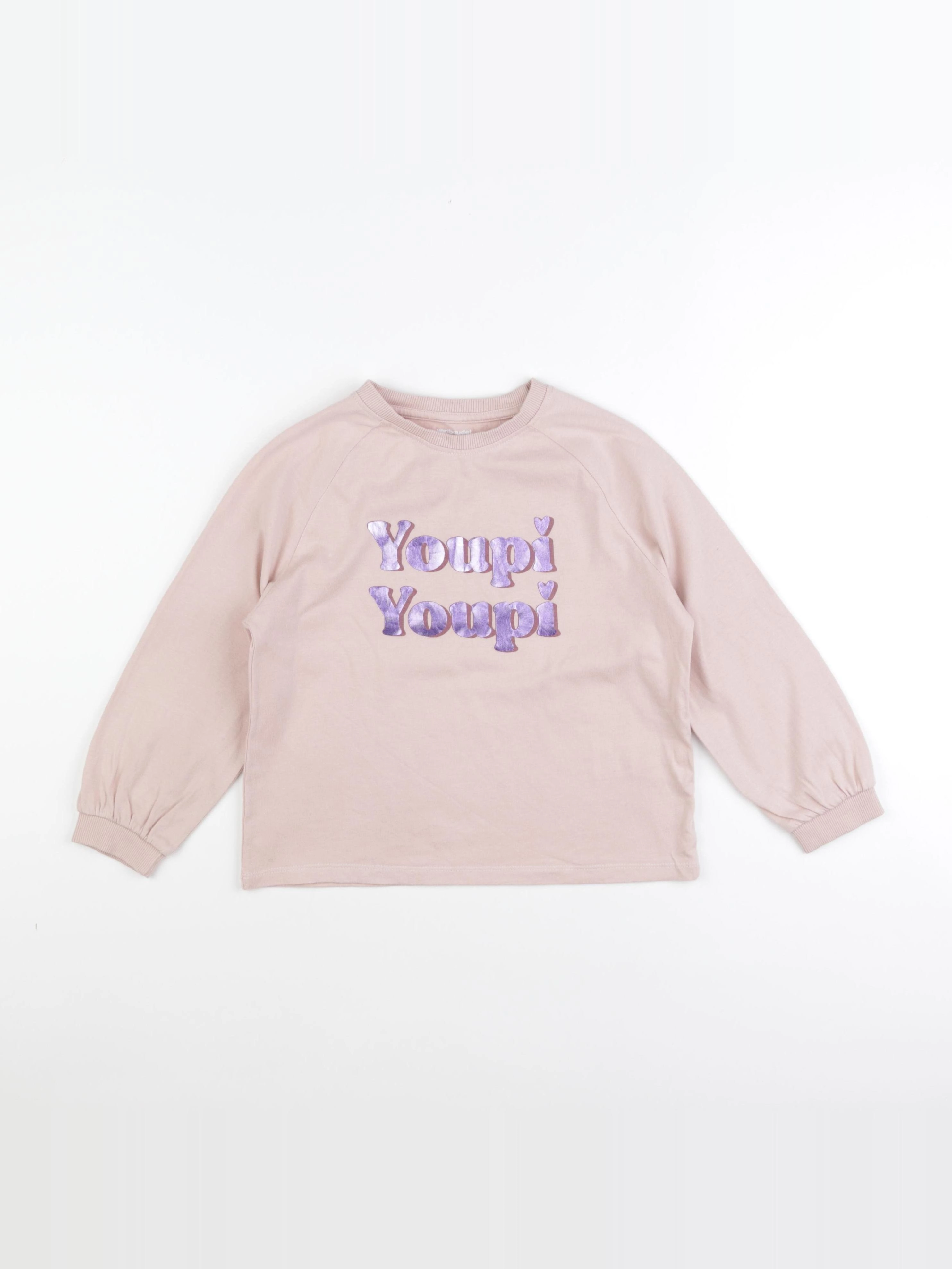 Vertbaudet - tee-shirt rose - 6 ans