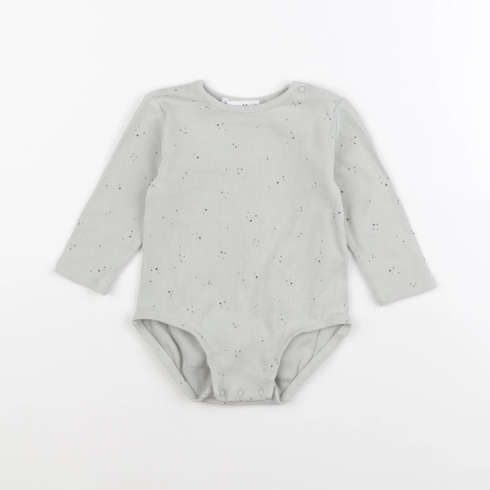 Zara - body vert - 6/9 mois