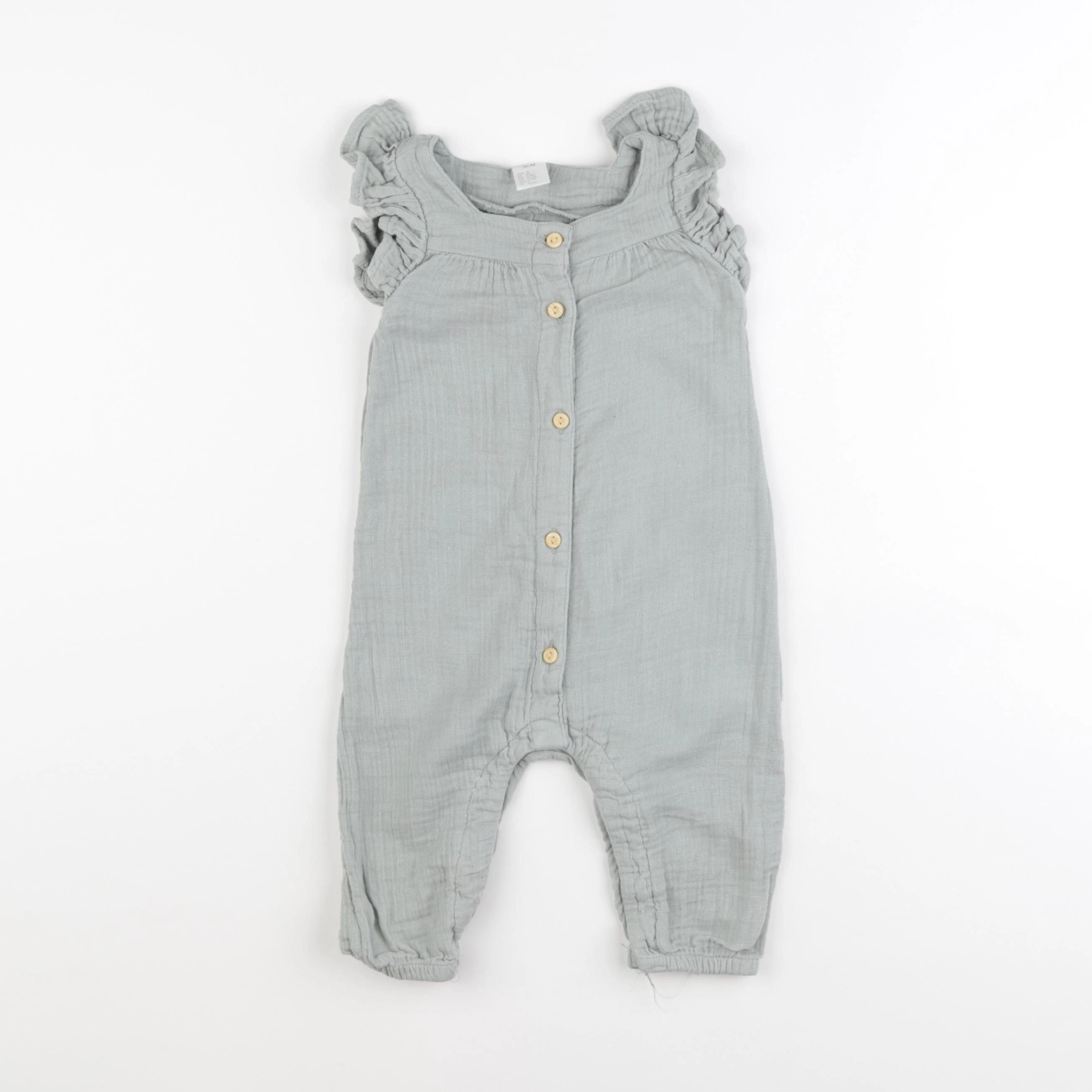 H&M - combinaison vert - 6/9 mois