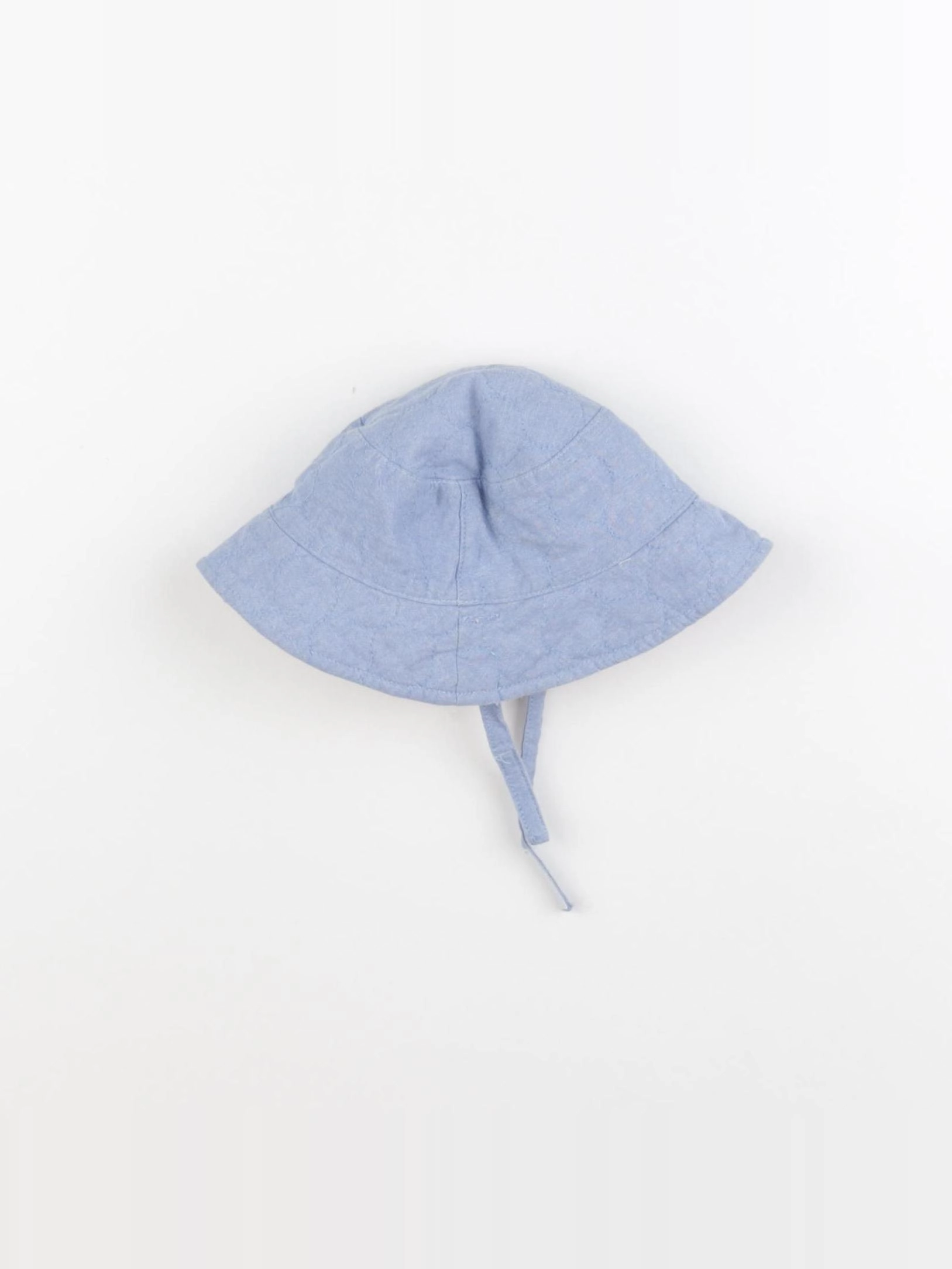 Tape à l'oeil - chapeau réversible bleu - 6/12 mois