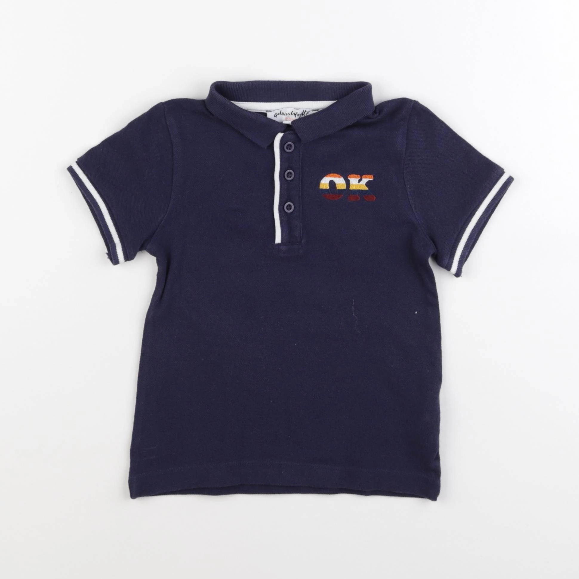 Galeries Lafayette - polo bleu - 3 ans