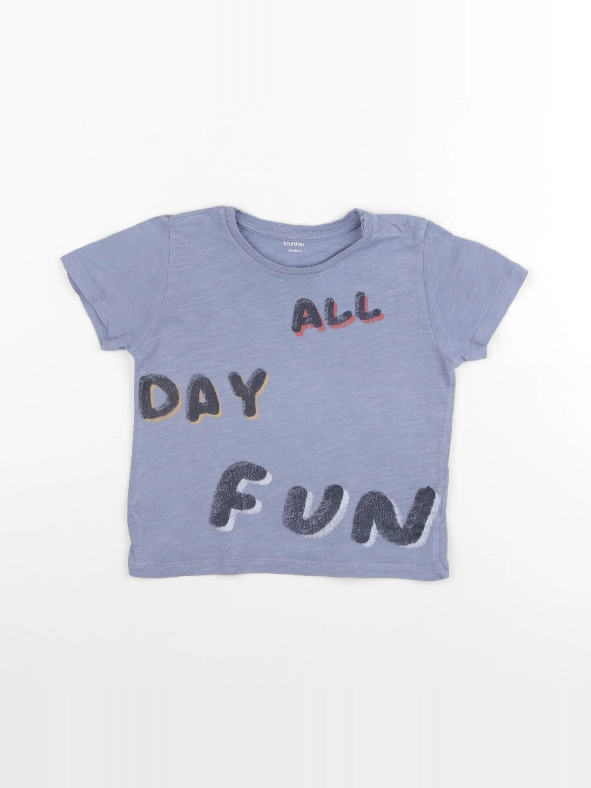 Boutchou - tee-shirt bleu - 36 mois