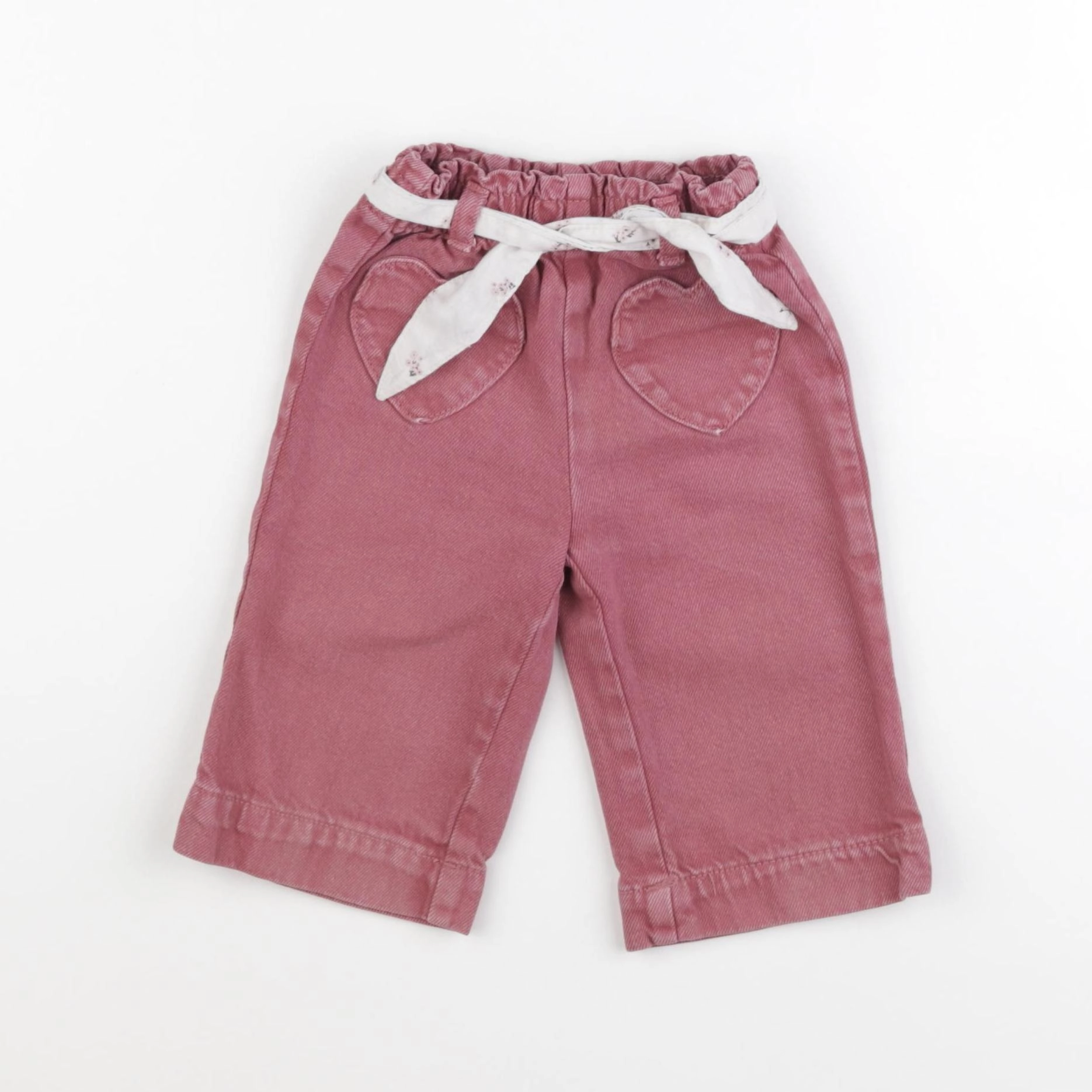 Vertbaudet - jean rose - 9 mois