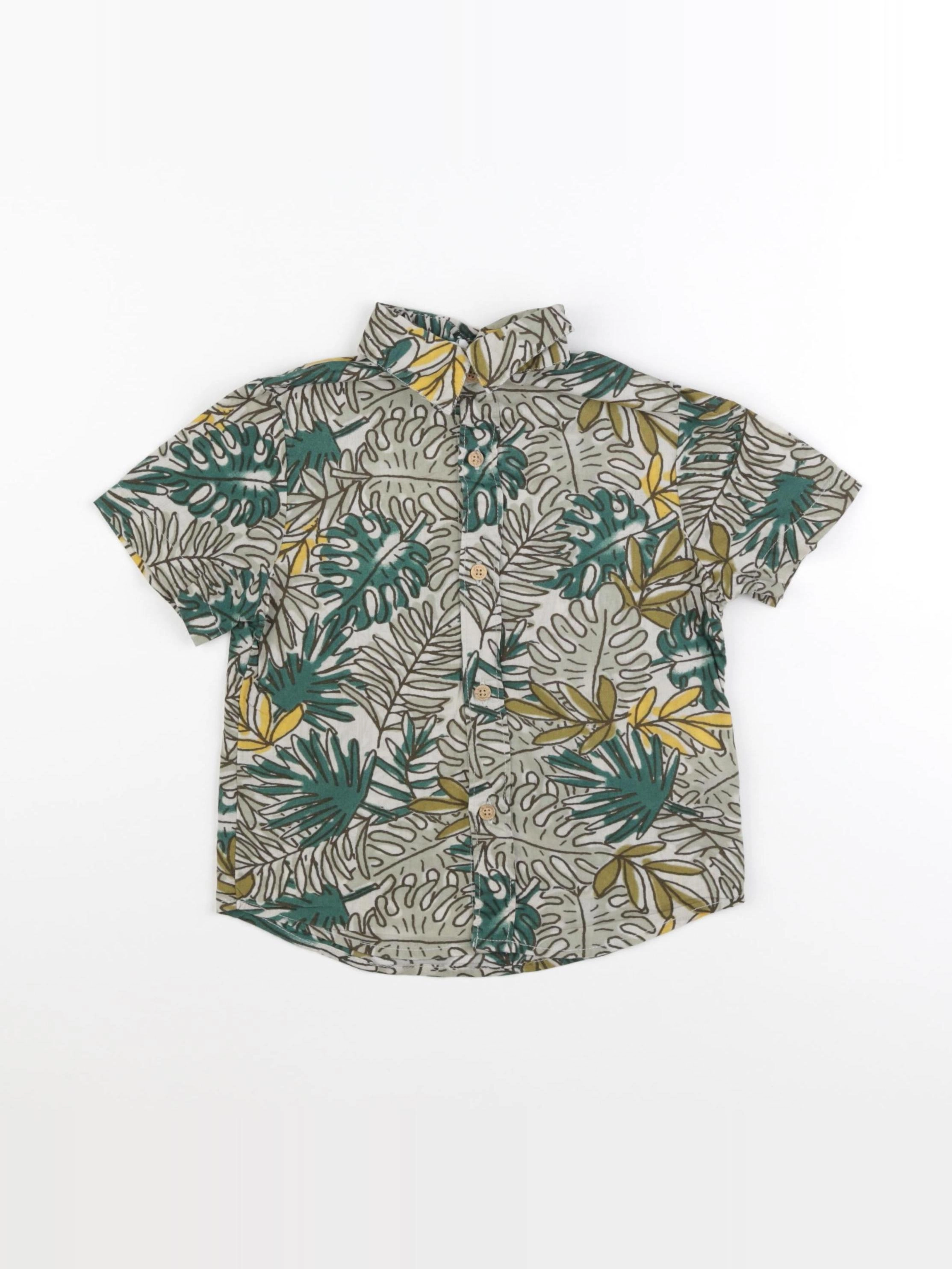 Vertbaudet - chemise vert - 3 ans