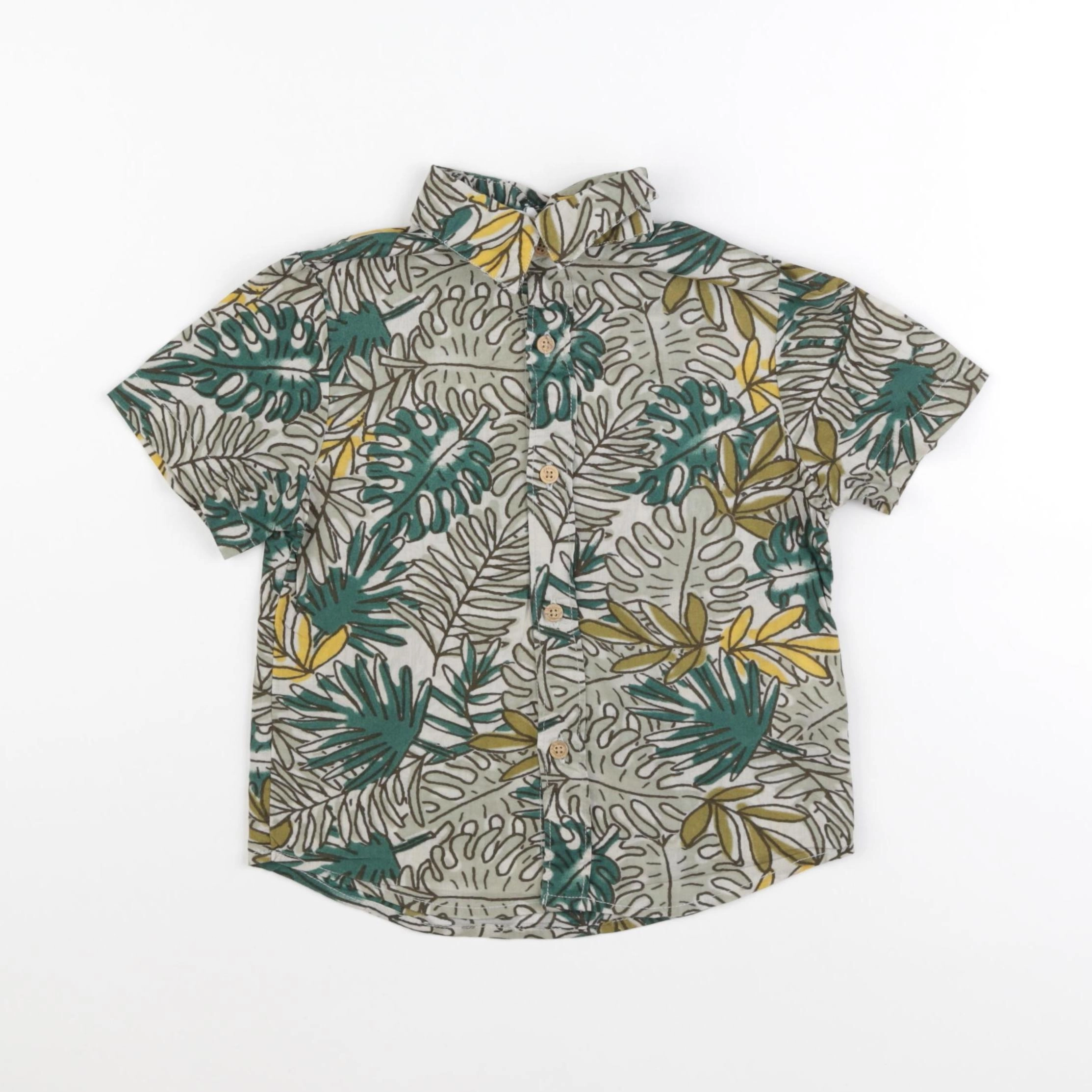 Vertbaudet - chemise vert - 3 ans