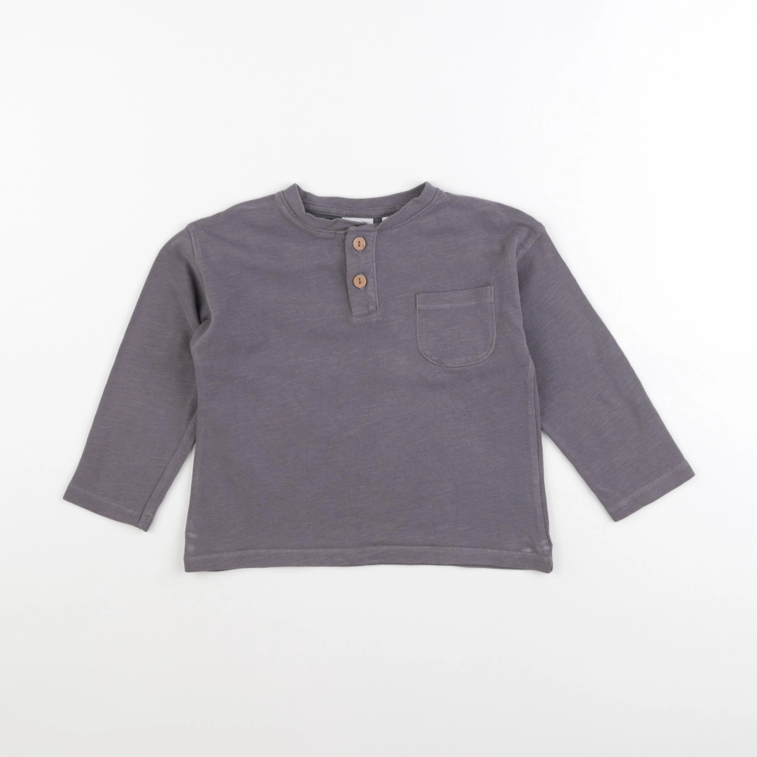 Zara - tee-shirt gris - 18/24 mois