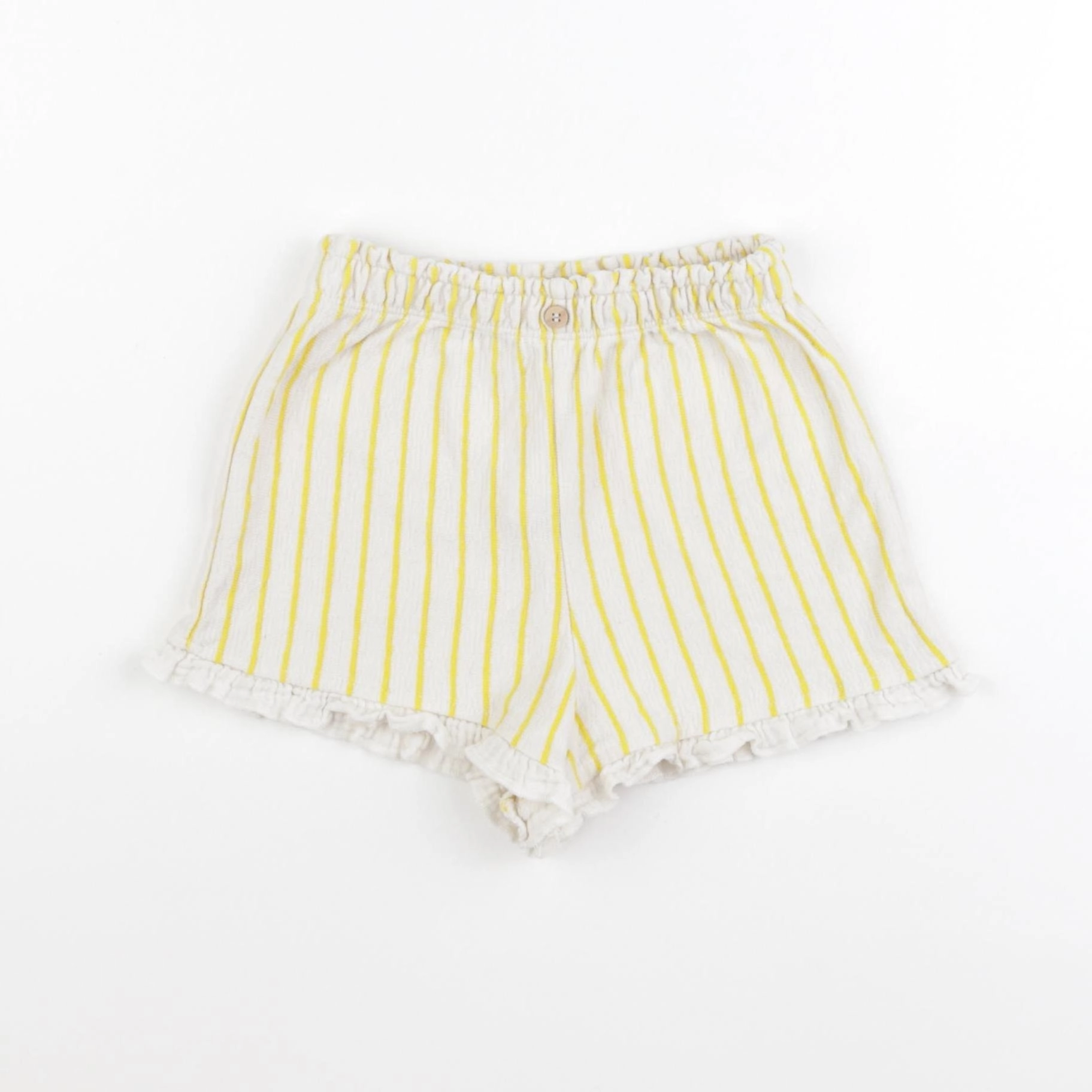 Zara - short jaune - 4/5 ans