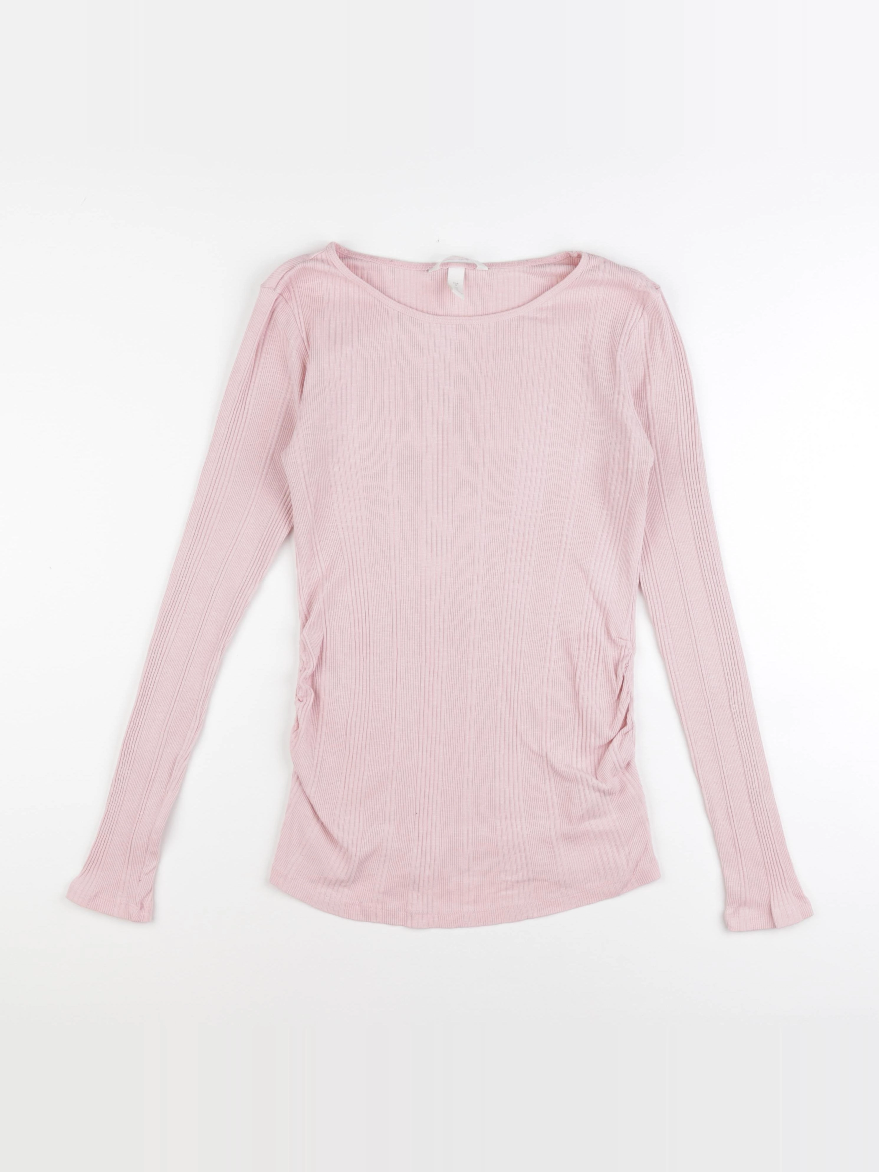 H&M - tee-shirt grossesse rose - m