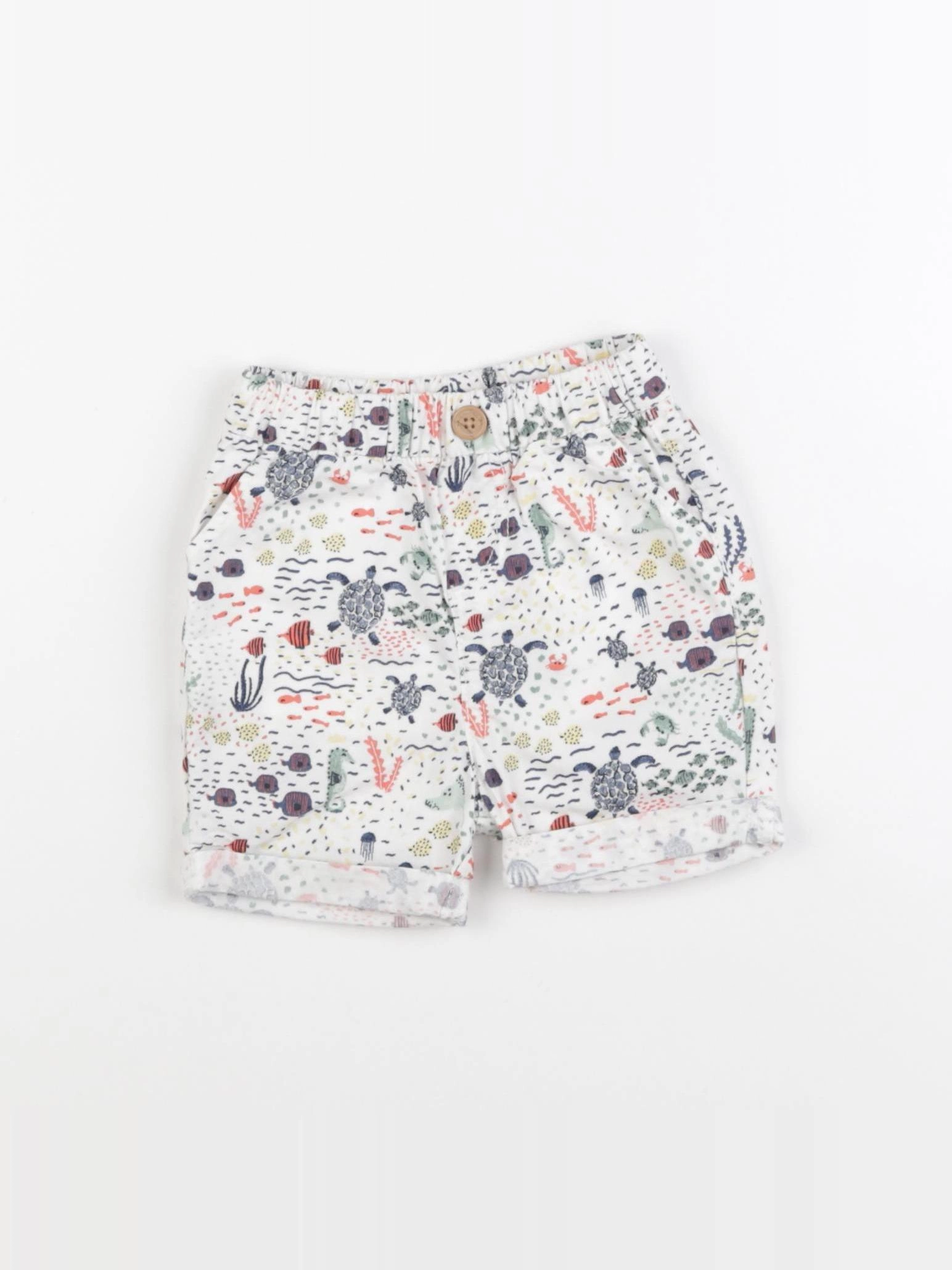 Tape à l'oeil - short blanc - 6 mois