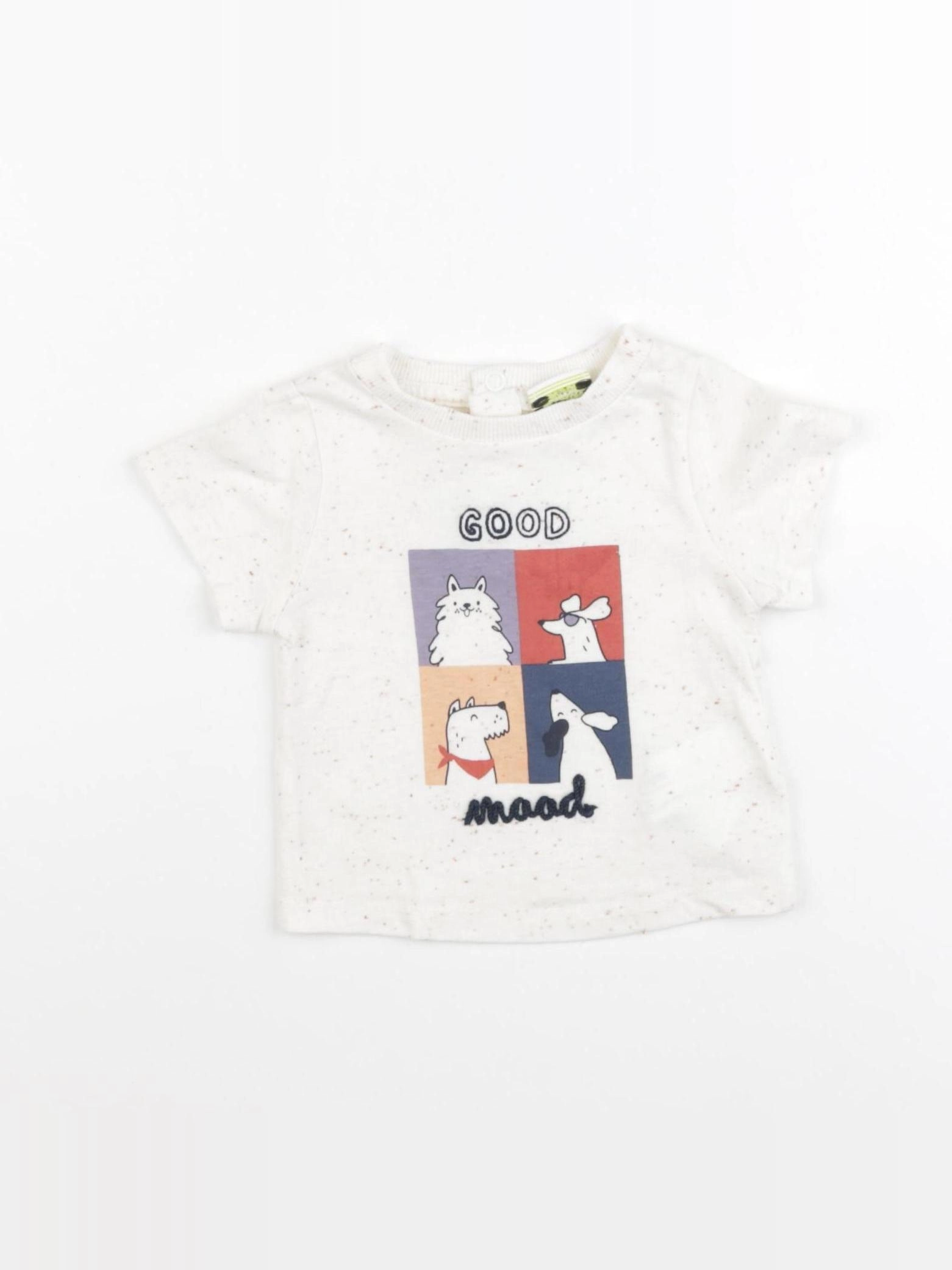 Tape à l'oeil - tee-shirt beige - 3 mois