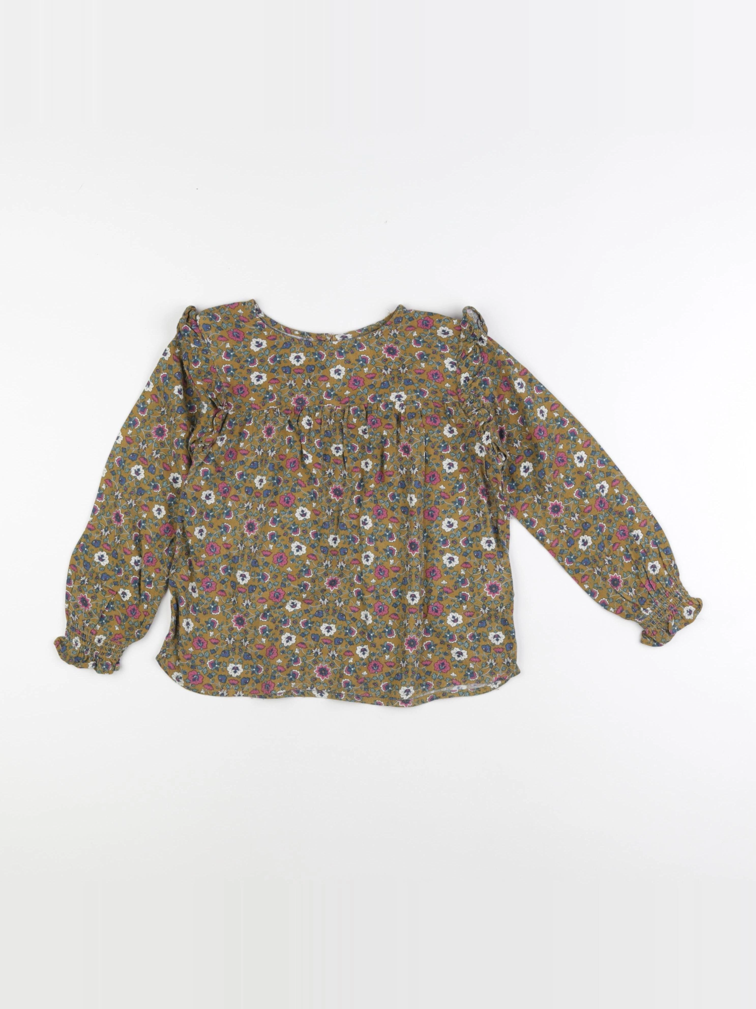 Vertbaudet - blouse vert - 6 ans