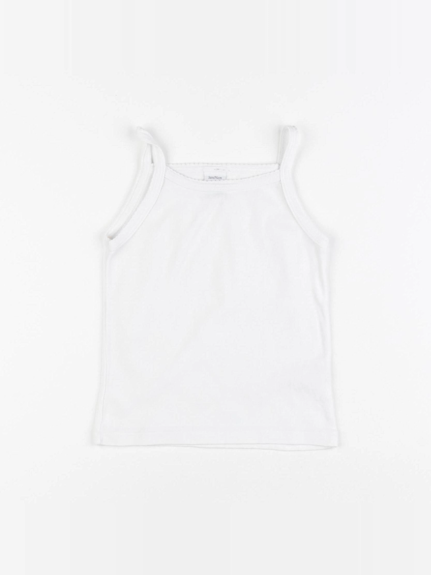 Petit Bateau - maillot de corps blanc - 3 ans