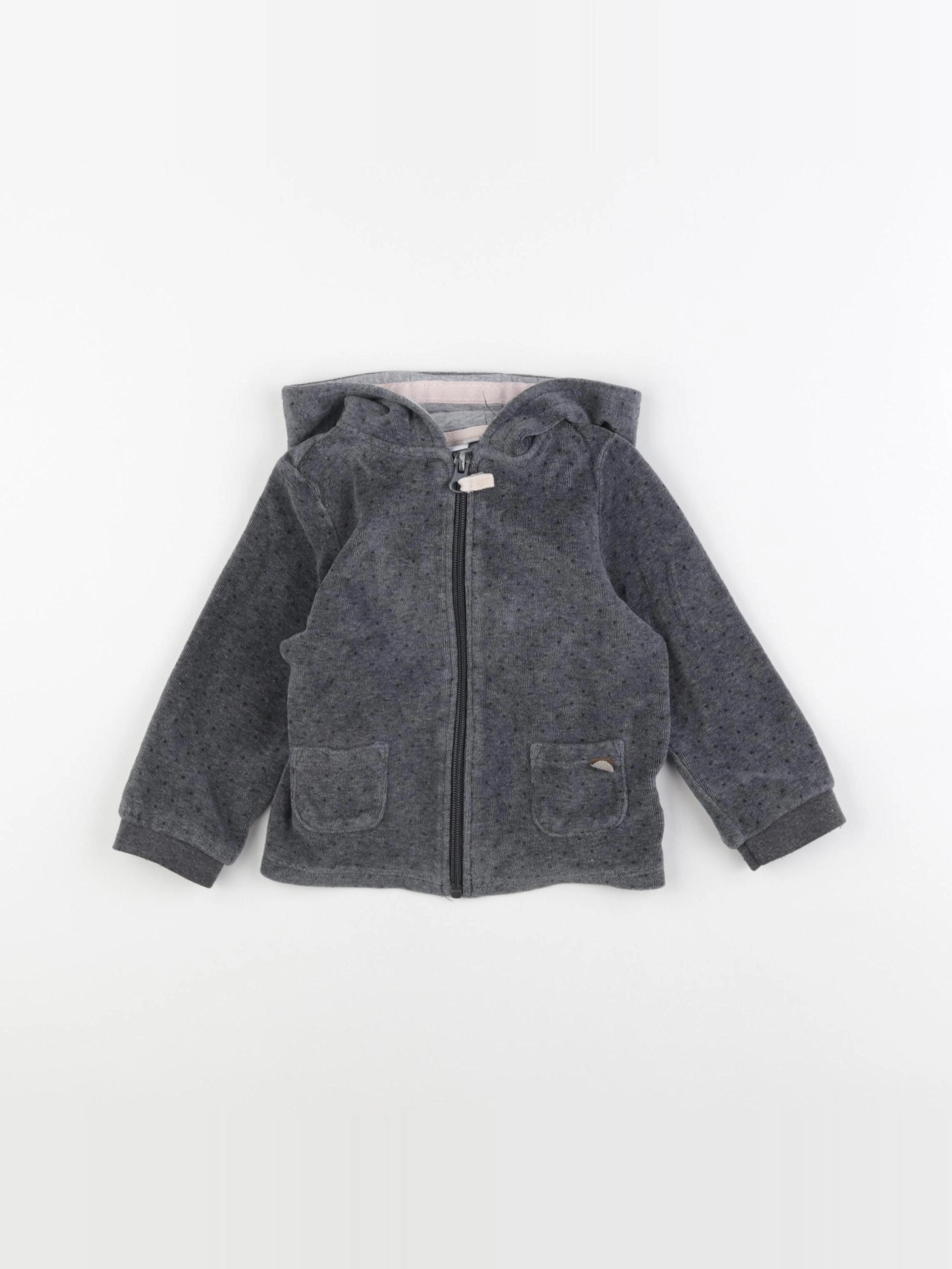 Cadet Rousselle - polaire gris - 18 mois