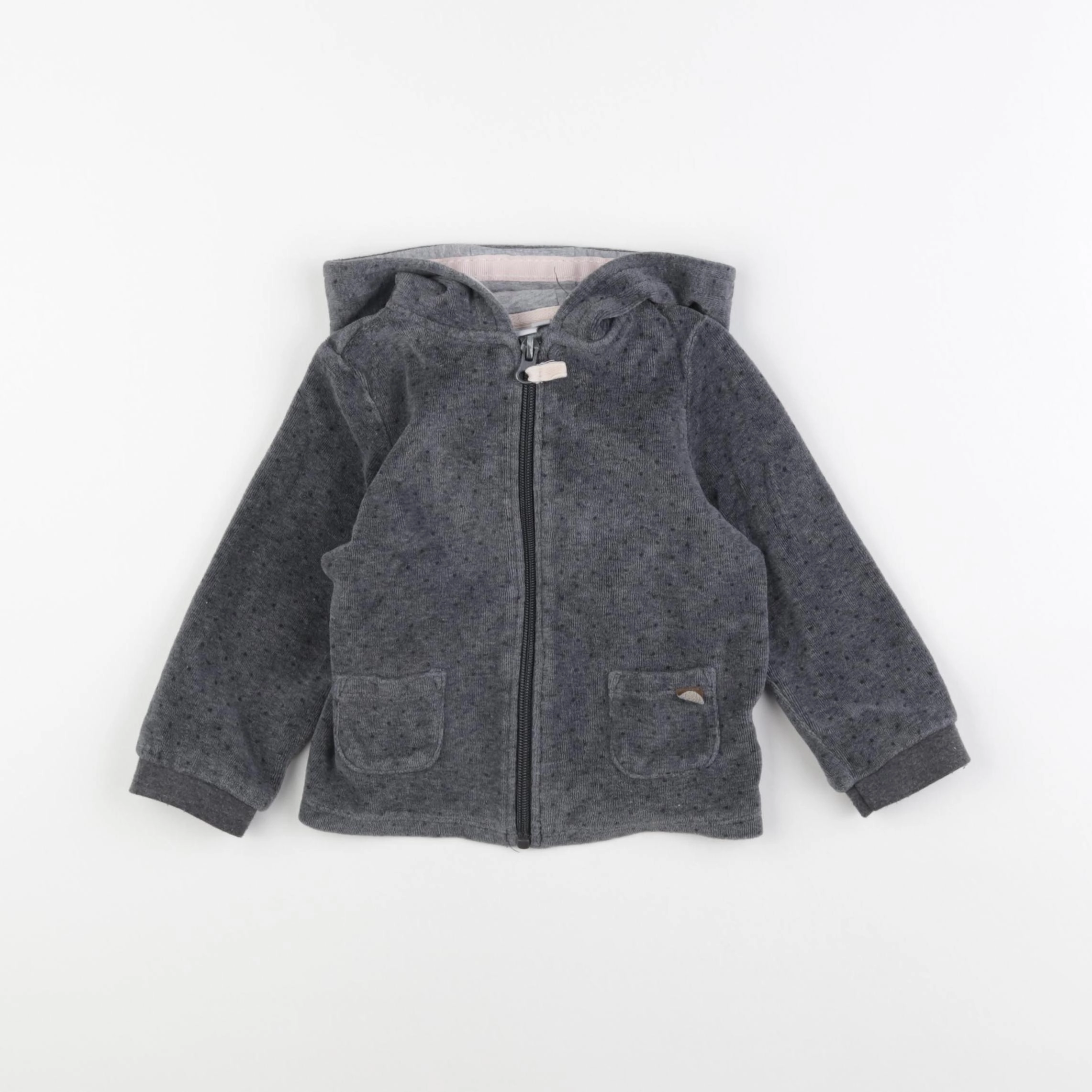 Cadet Rousselle - polaire gris - 18 mois